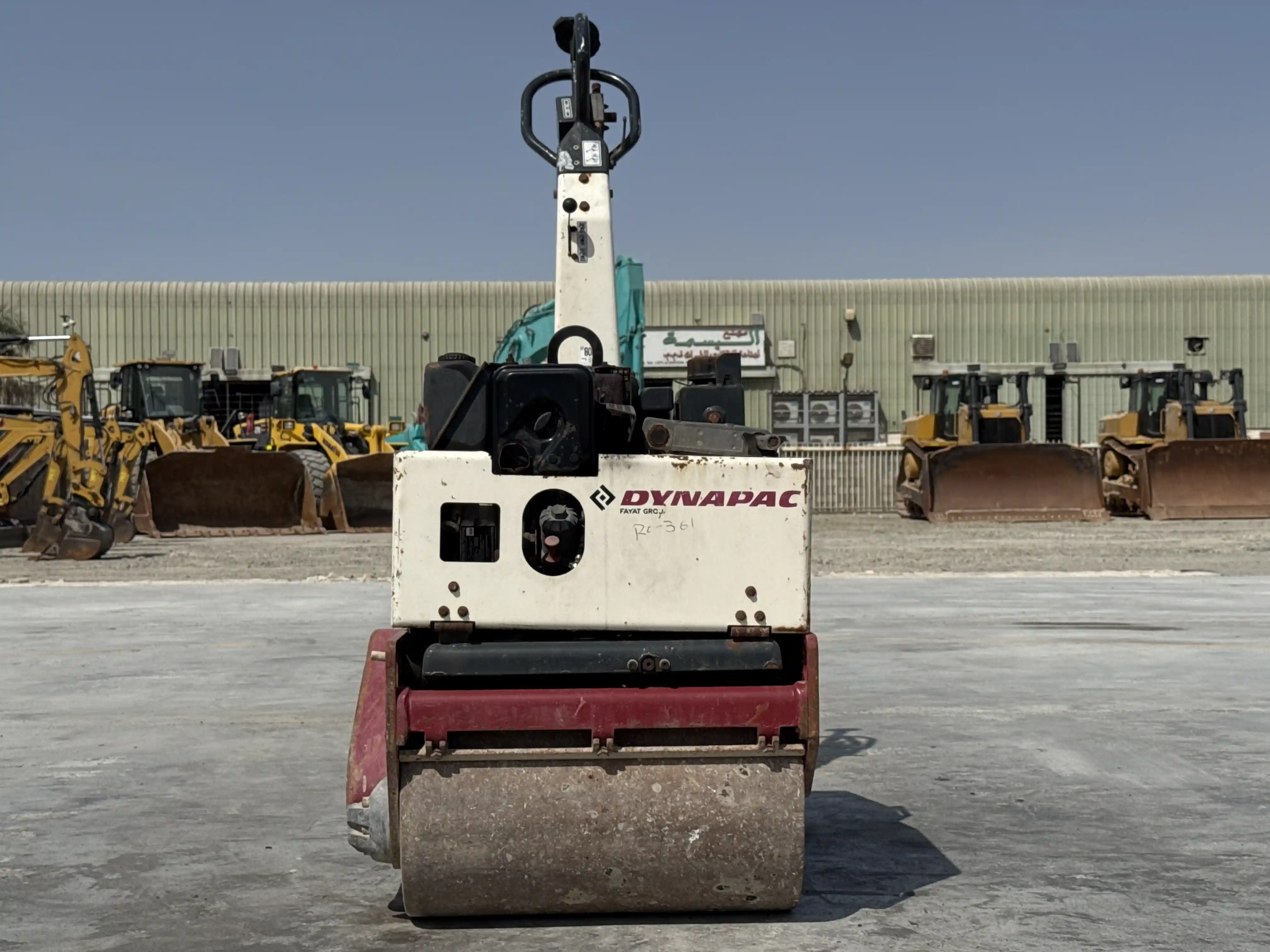 WBC-002-Dynapac-DTR75-walk-behind-compactor-inspection-structure-paint-2