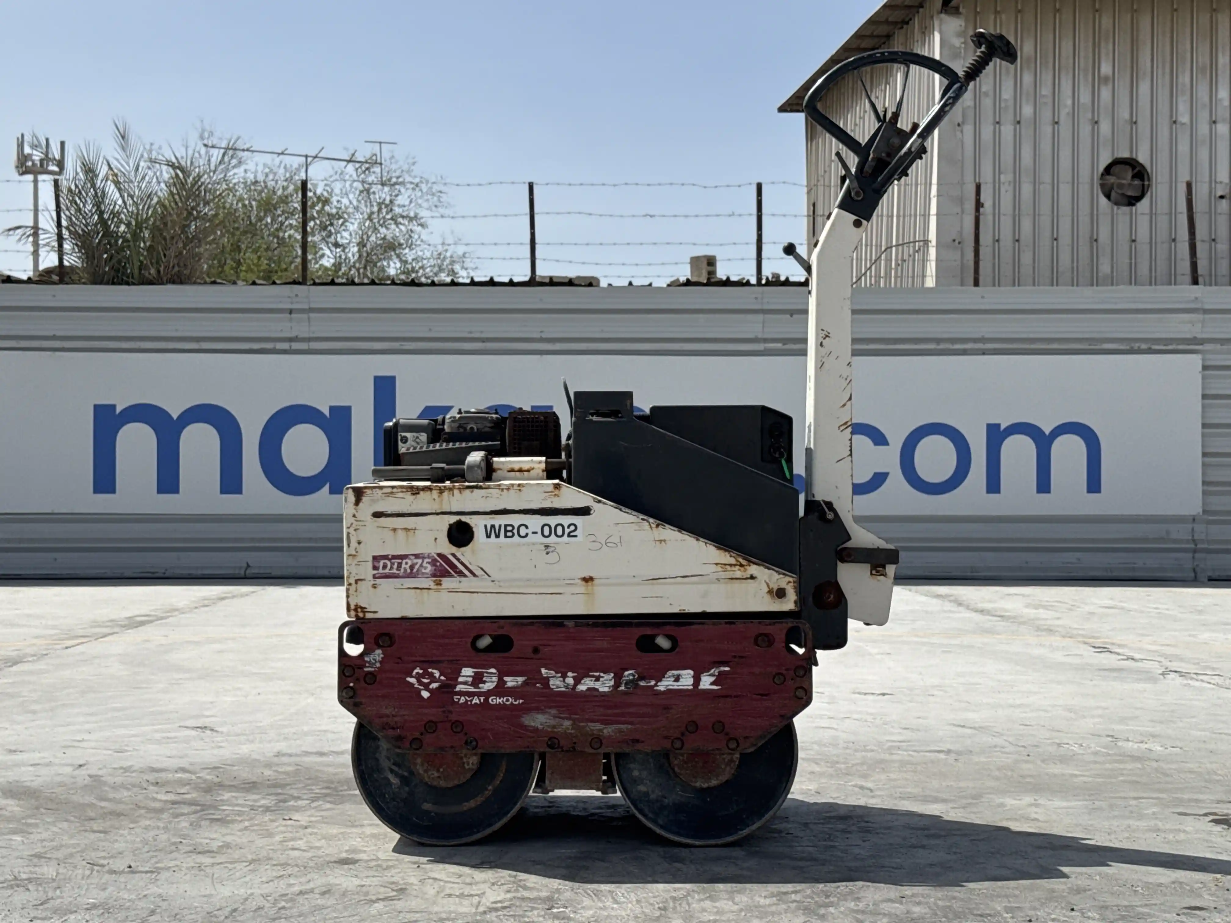 WBC-002-Dynapac-DTR75-walk-behind-compactor-inspection-structure-paint-3
