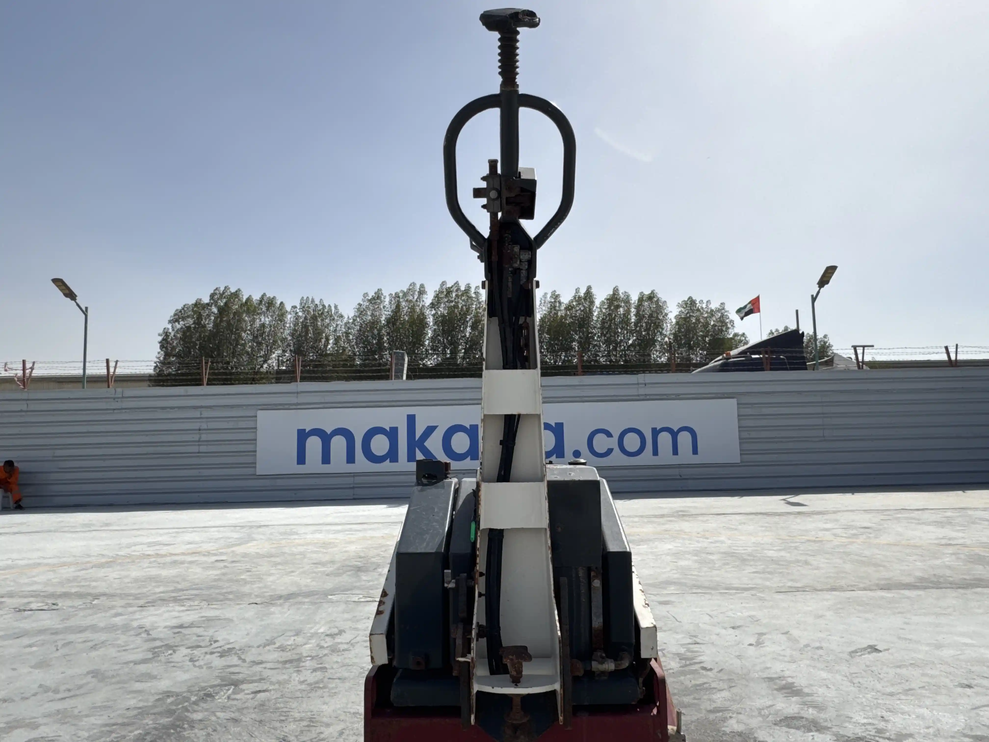 WBC-002-Dynapac-DTR75-walk-behind-compactor-inspection-structure-steering-rod-3