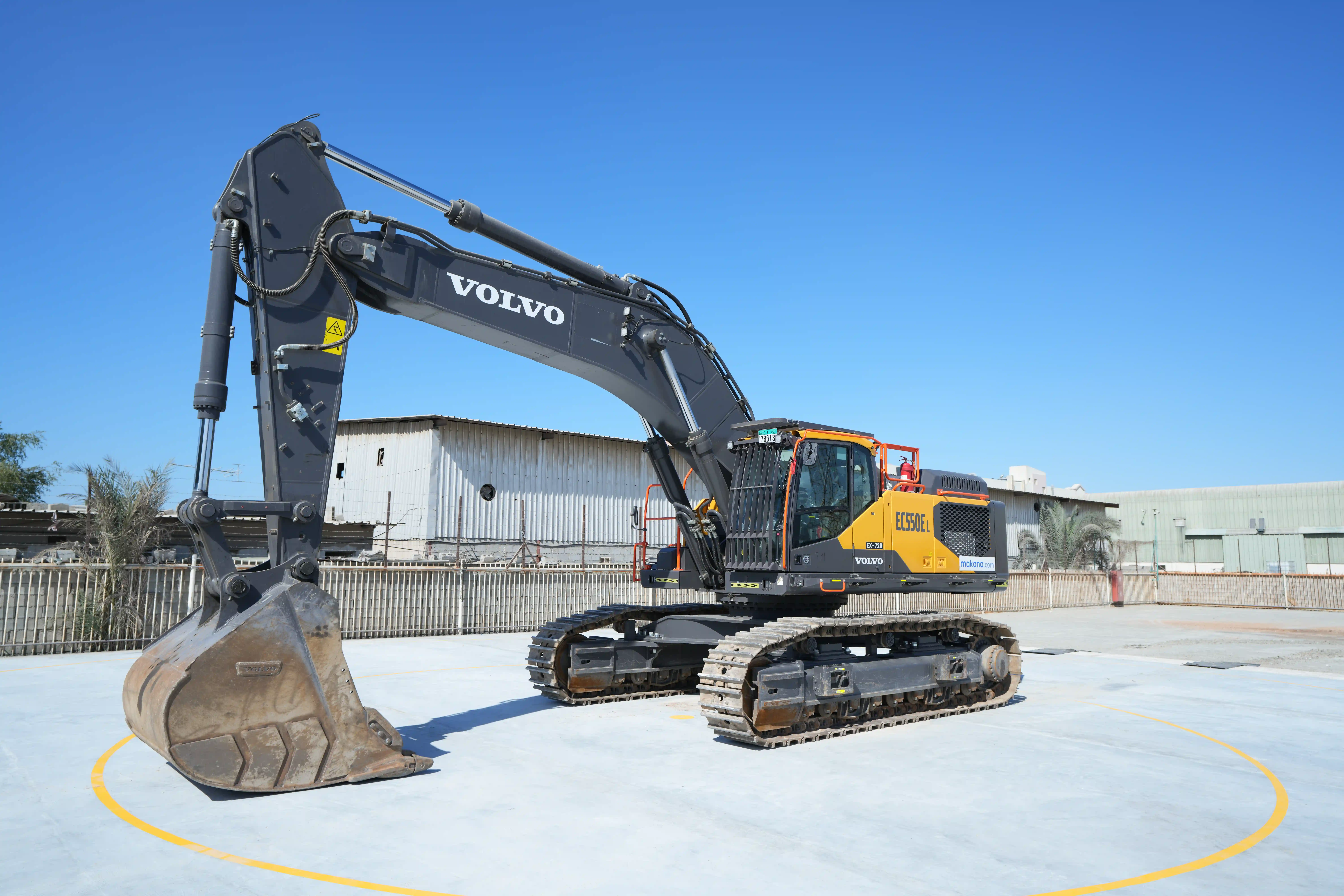 LEX-001-Volvo-EC550EL-large-excavator-exterior-front-left