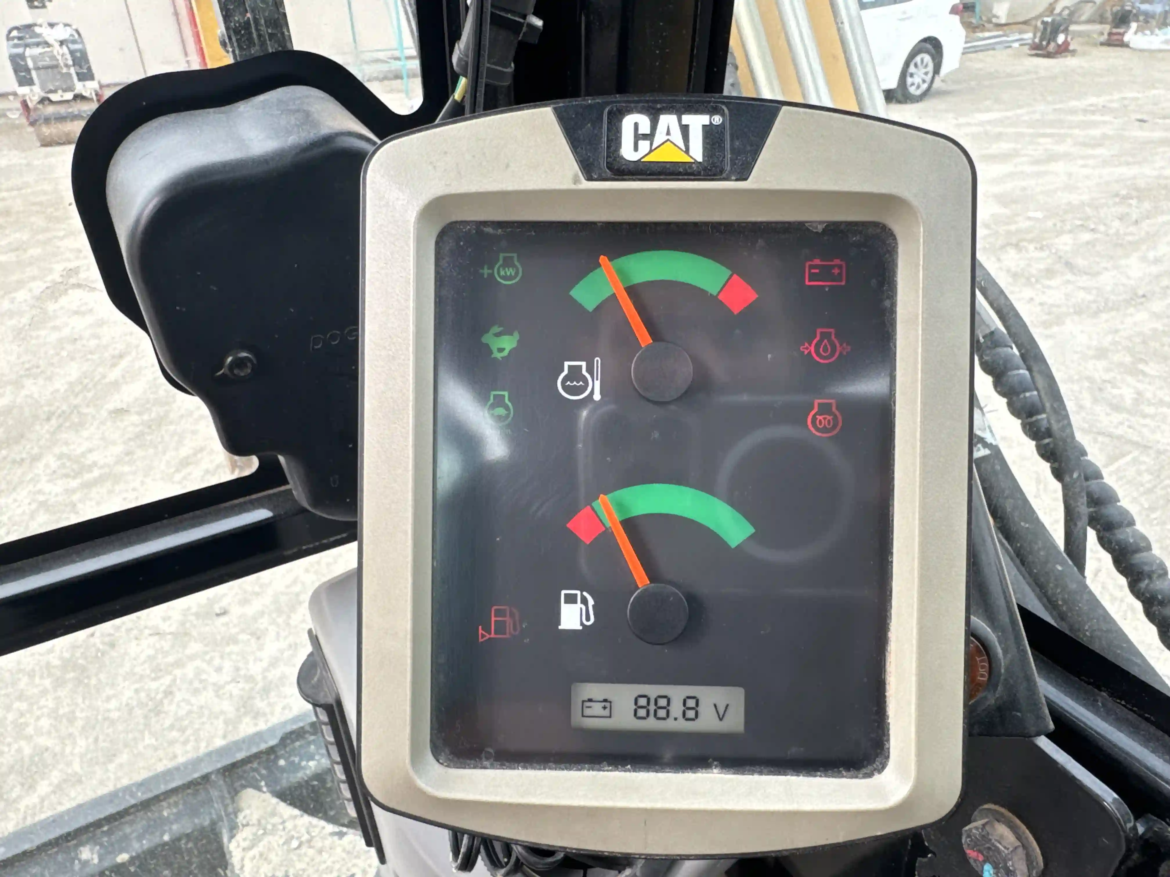MNX-3-cat-305.5E2-mini-excavator-interior-dash-console