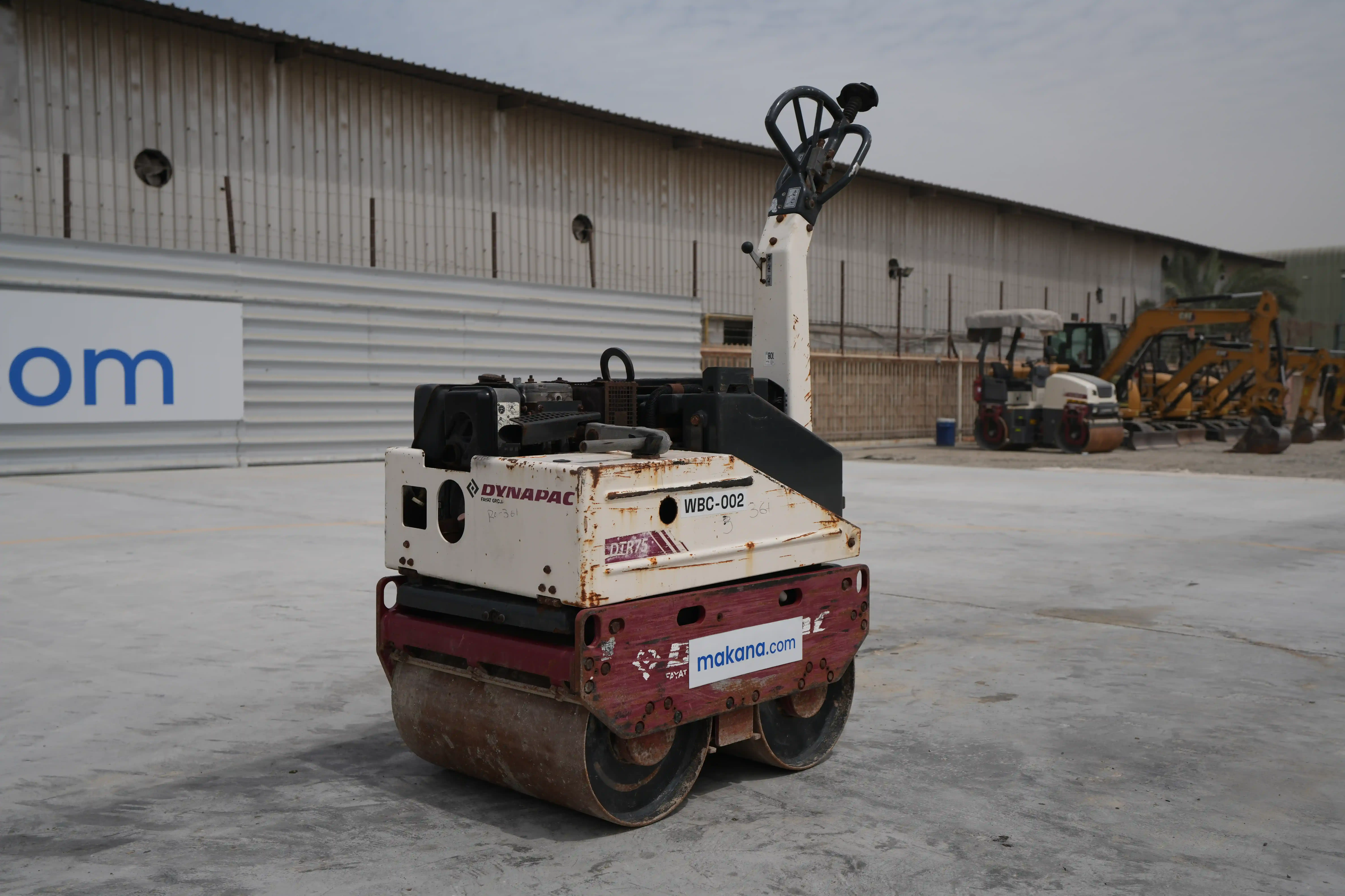 Dynapac-DTR-75-walk-behind-compactor-roller-front-left-side