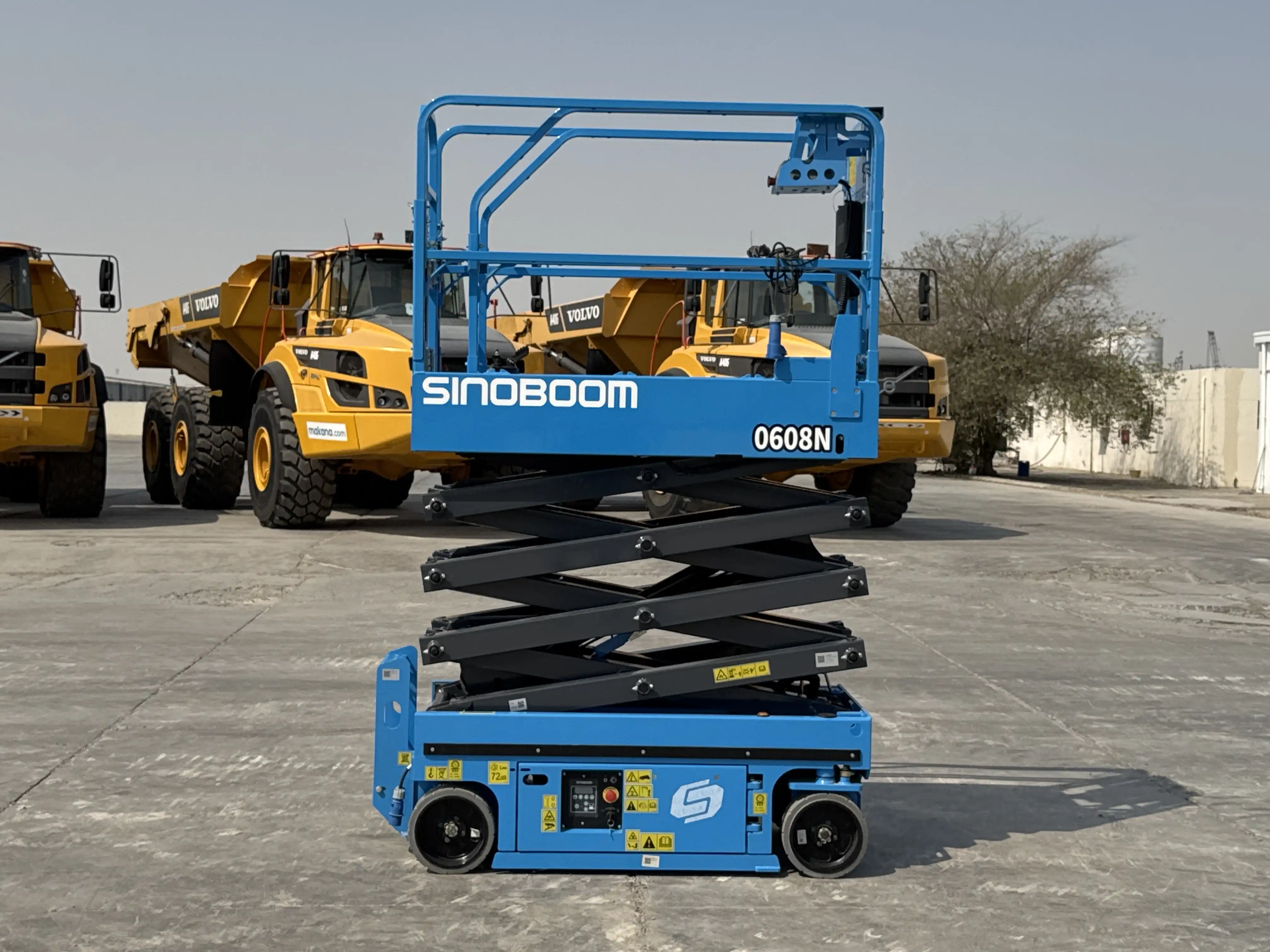SLA-001-Sinoboom-0608N-electric-scissor-lift-inspection-structure-paint