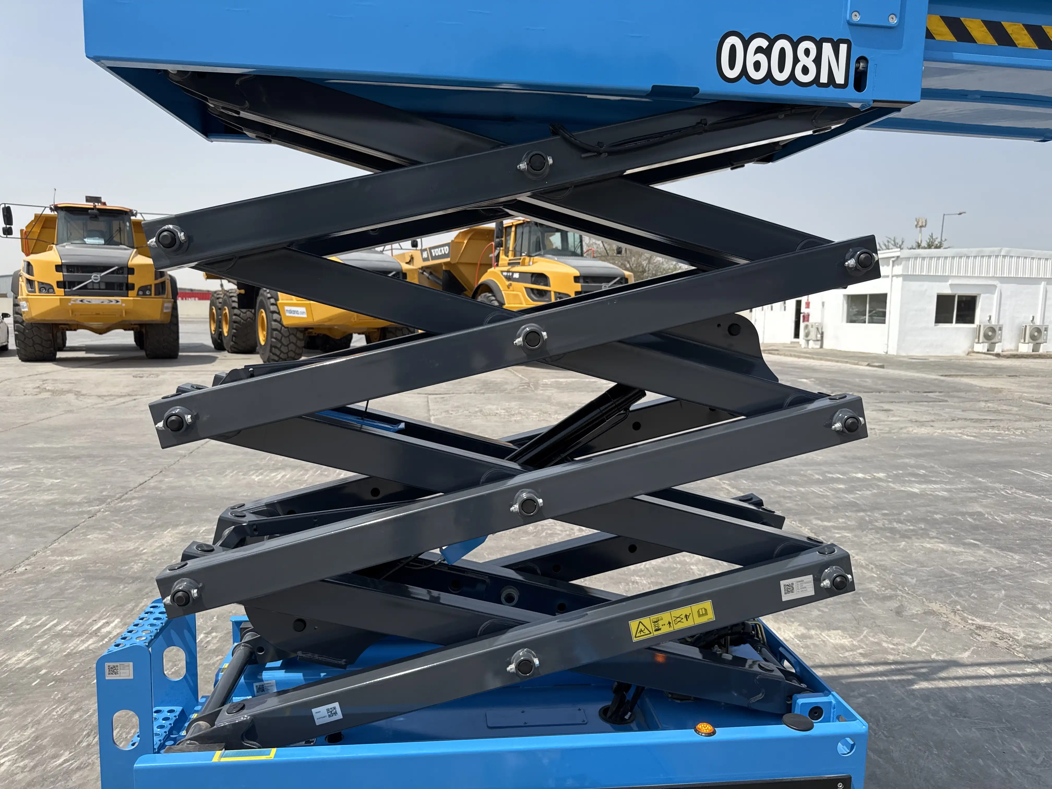 SLA-001-Sinoboom-0608N-electric-scissor-lift-inspection-structure-Scissor-arms