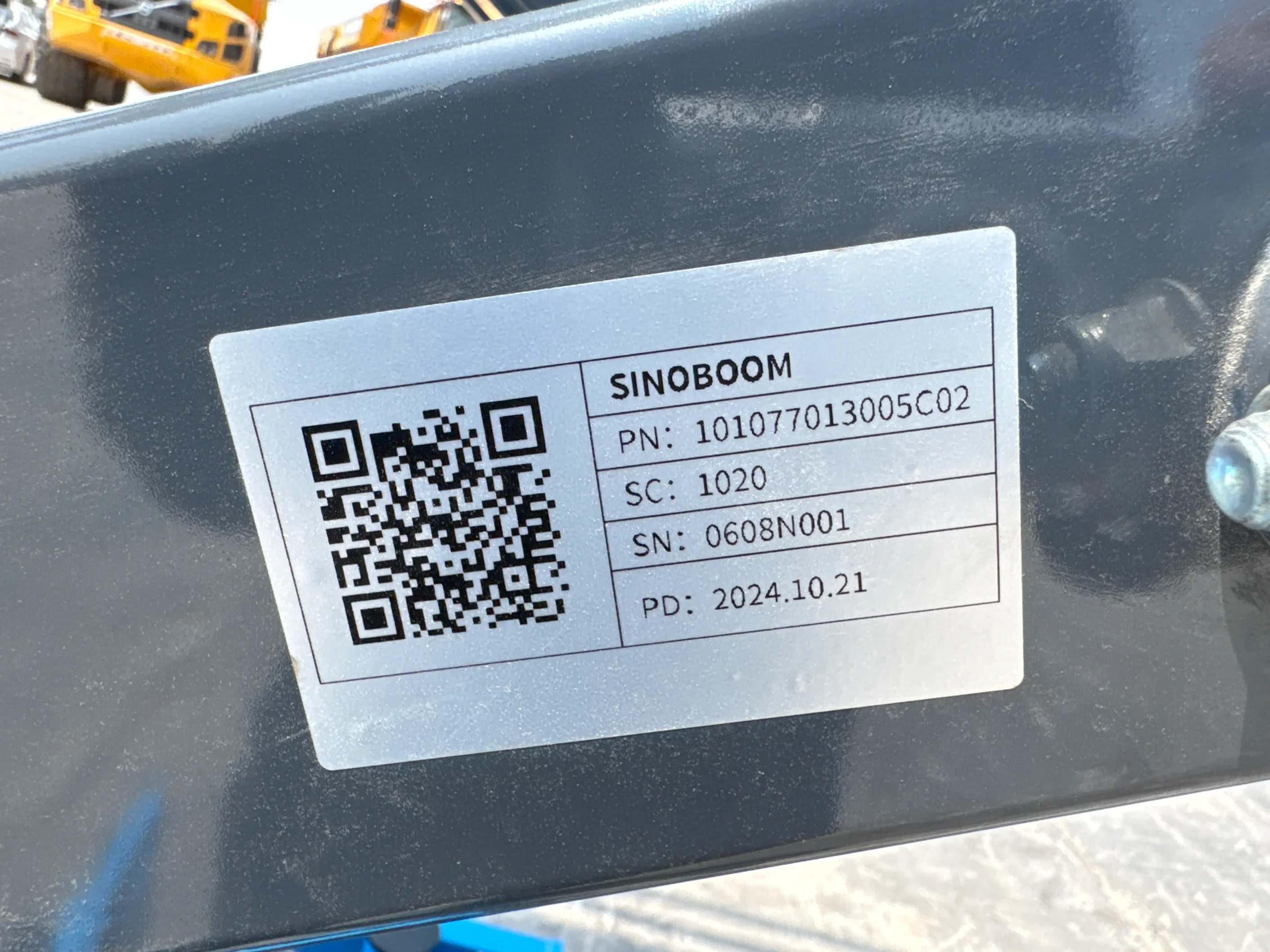 SLA-001-Sinoboom-0608N-electric-scissor-lift-inspection-structure-Scissor-arms