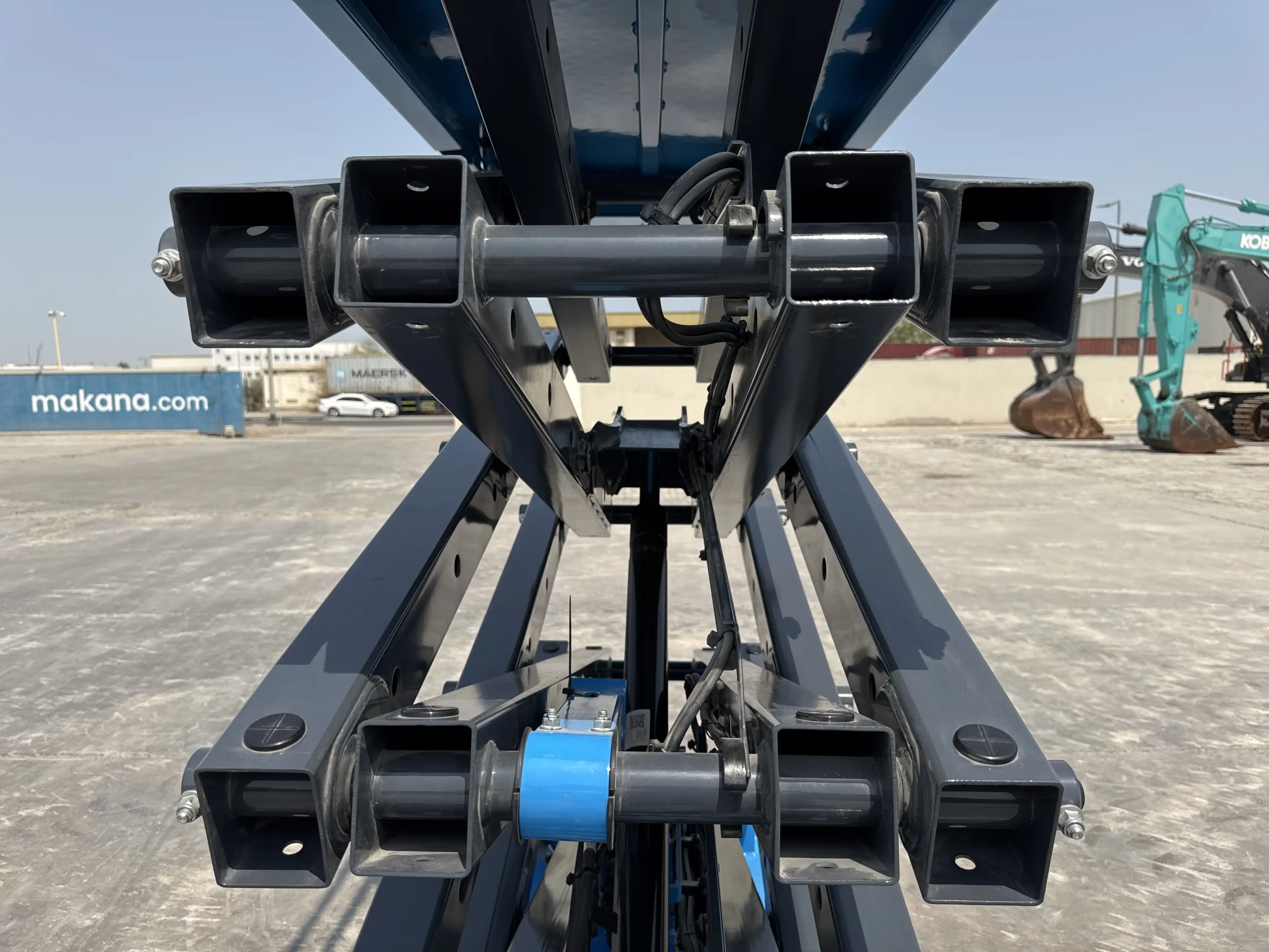 SLA-001-Sinoboom-0608N-electric-scissor-lift-inspection-structure-Scissor-arms