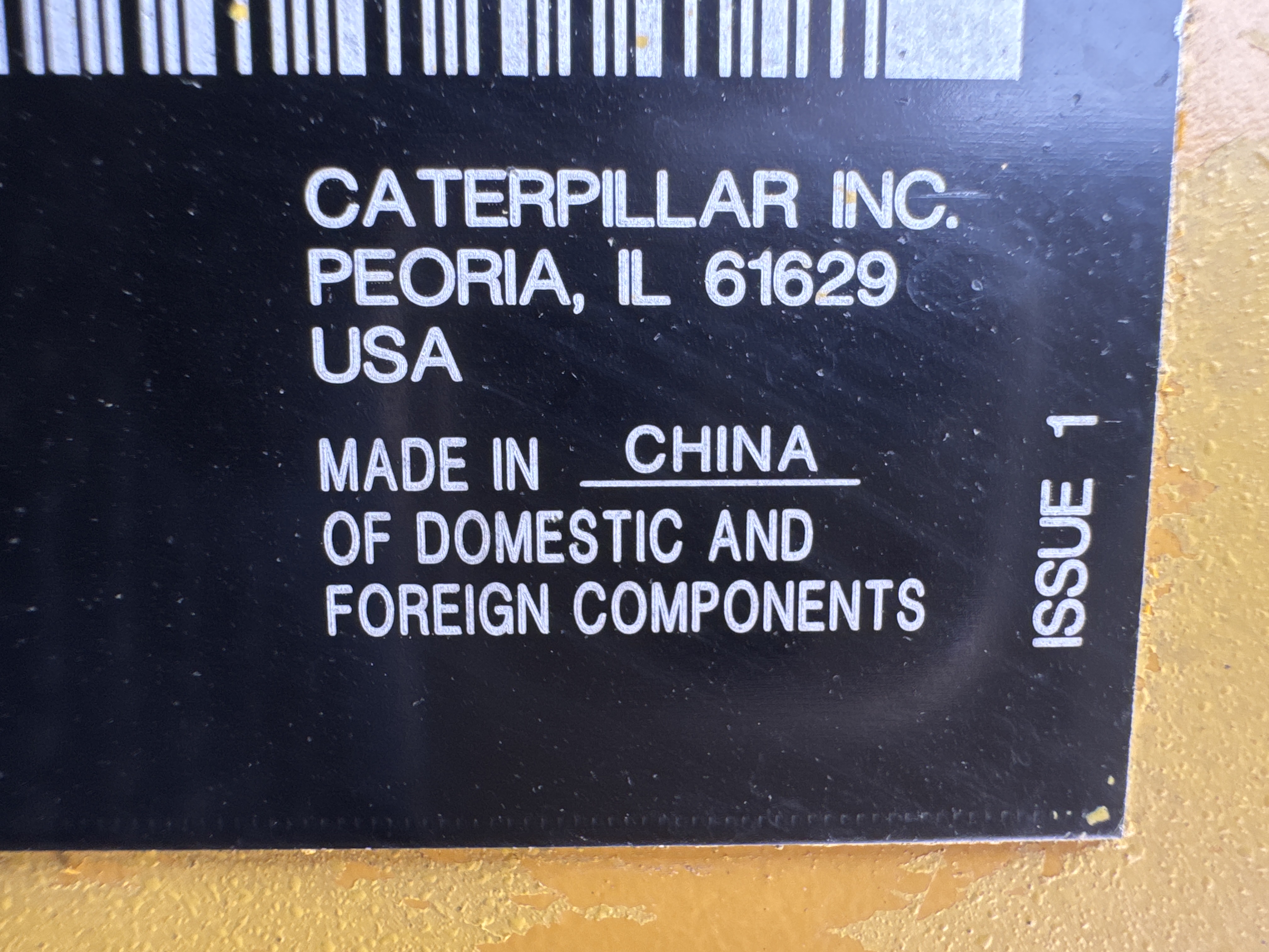 LEX-004-Cat-349D2L-large-excavator-inspection-general-country-of-manufacture