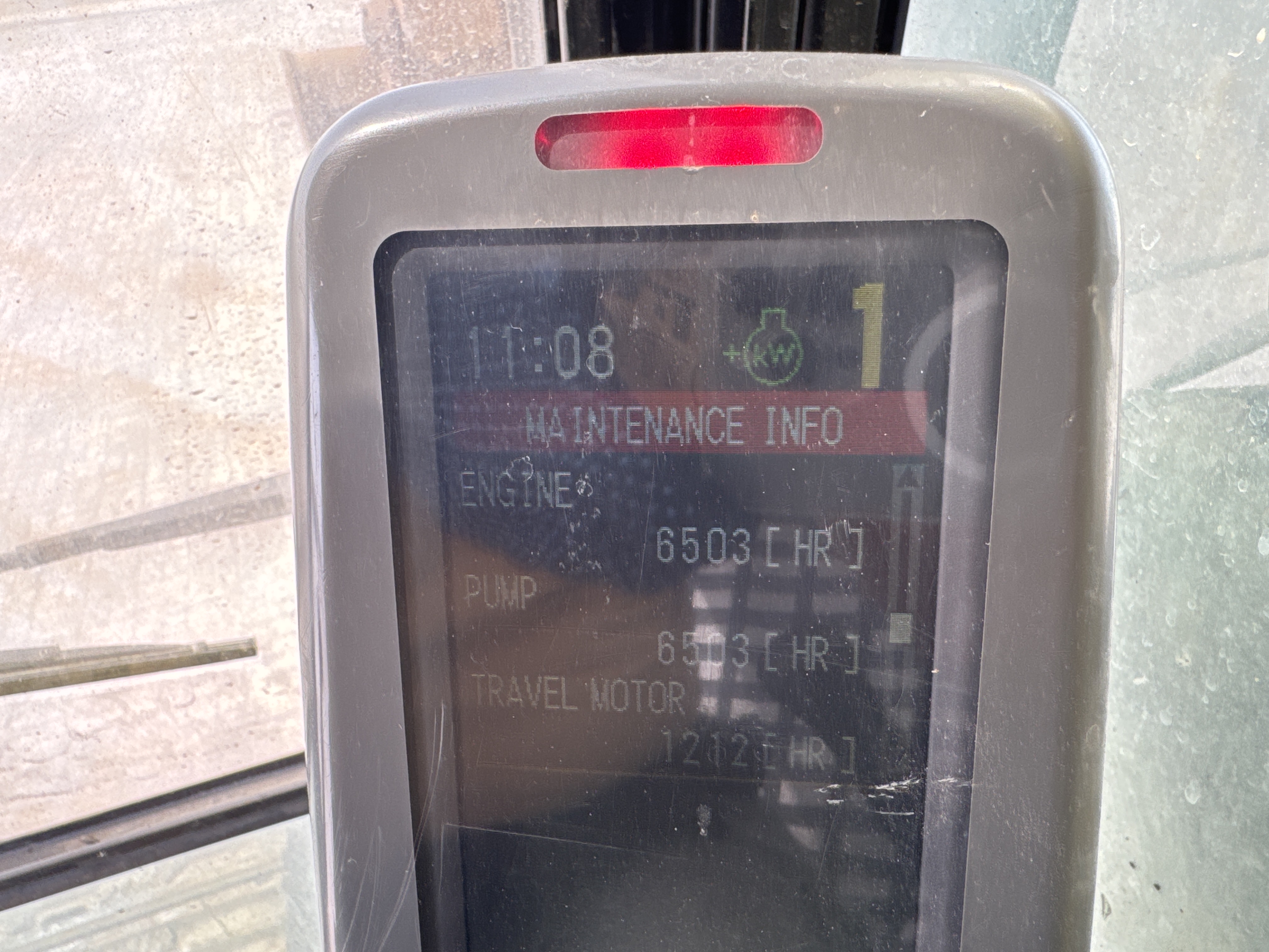 LEX-004-Cat-349D2L-large-excavator-inspection-General-Hour-meter