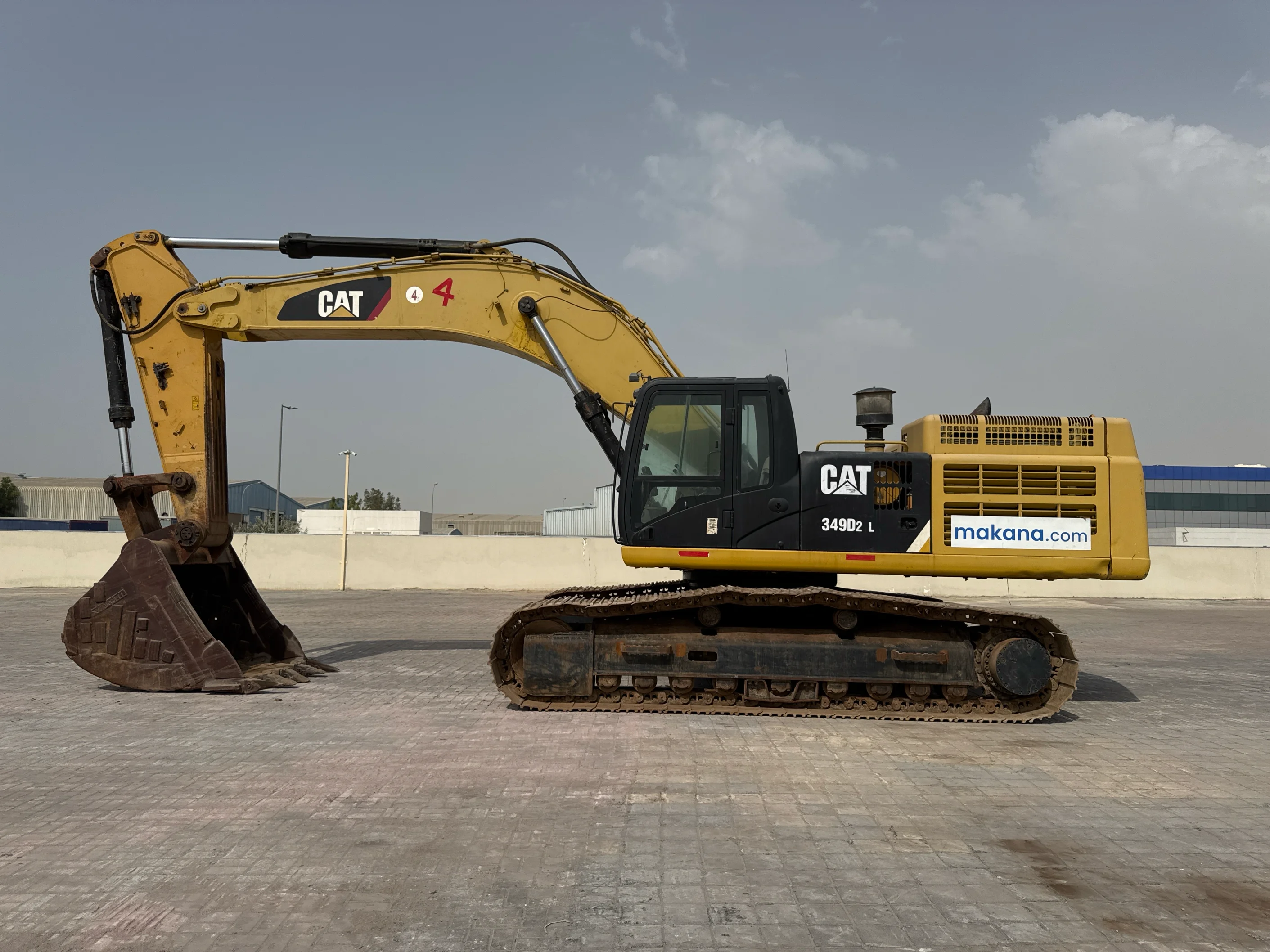 LEX-004-Cat-349D2L-large-excavator-inspection-structure-paint