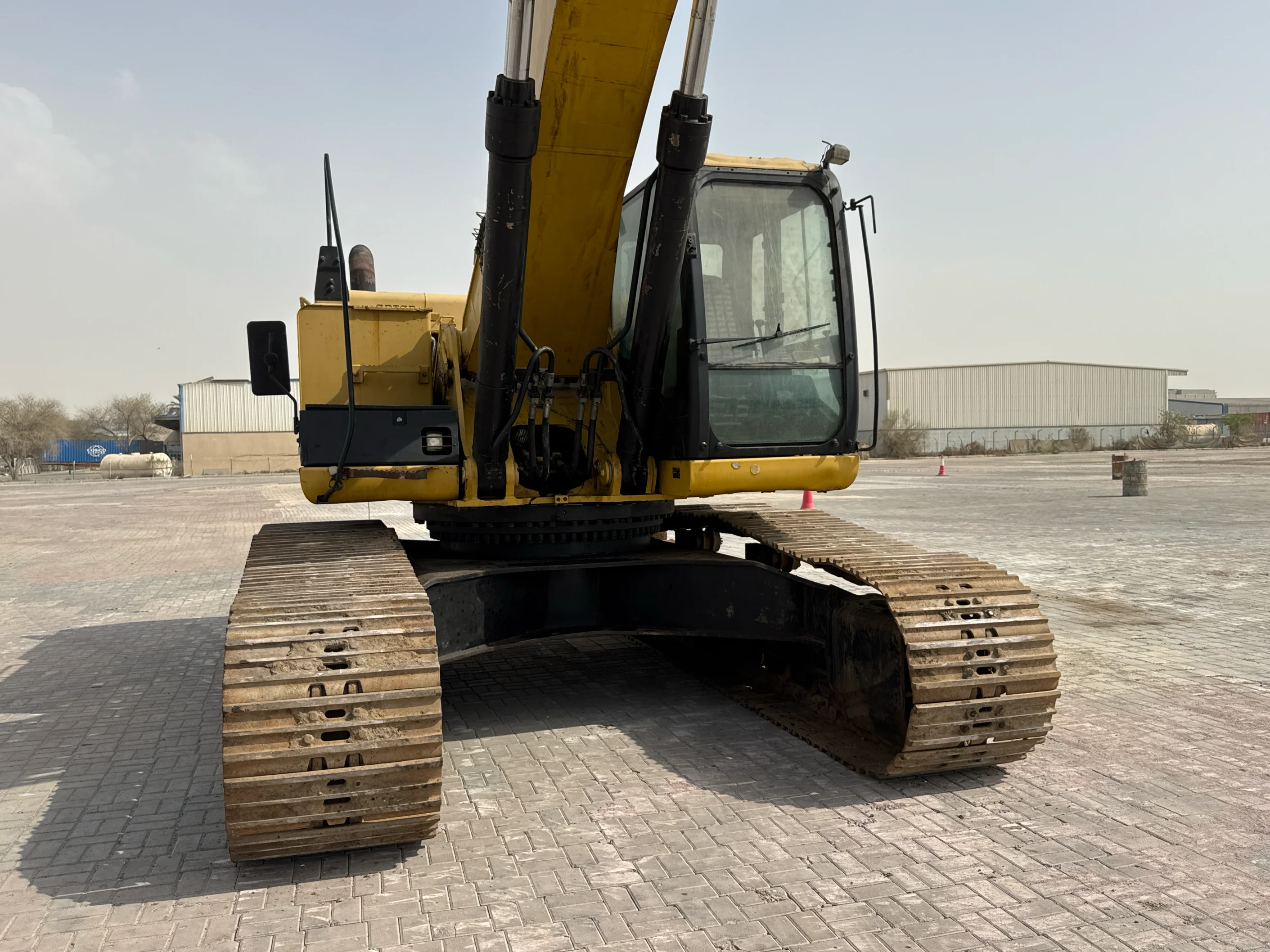 LEX-004-Cat-349D2L-large-excavator-inspection-structure-paint