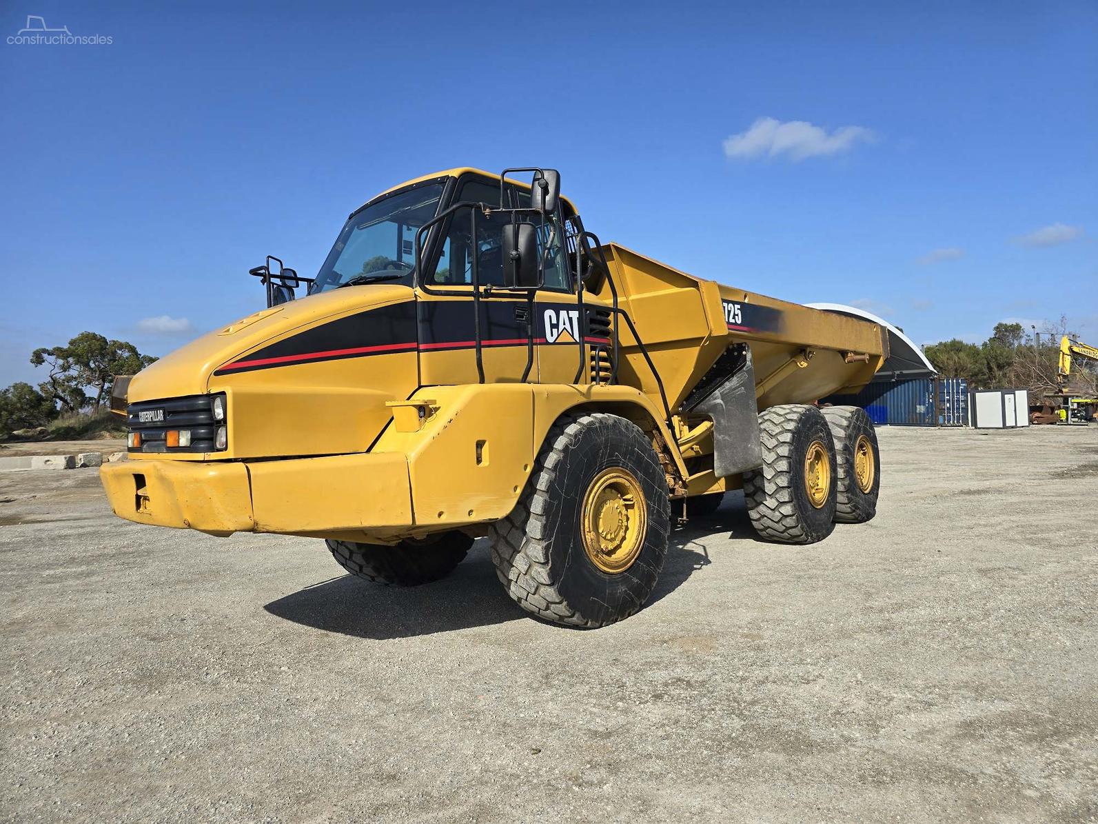 Generation-Cat 725 Articulated dump trucks-exterior