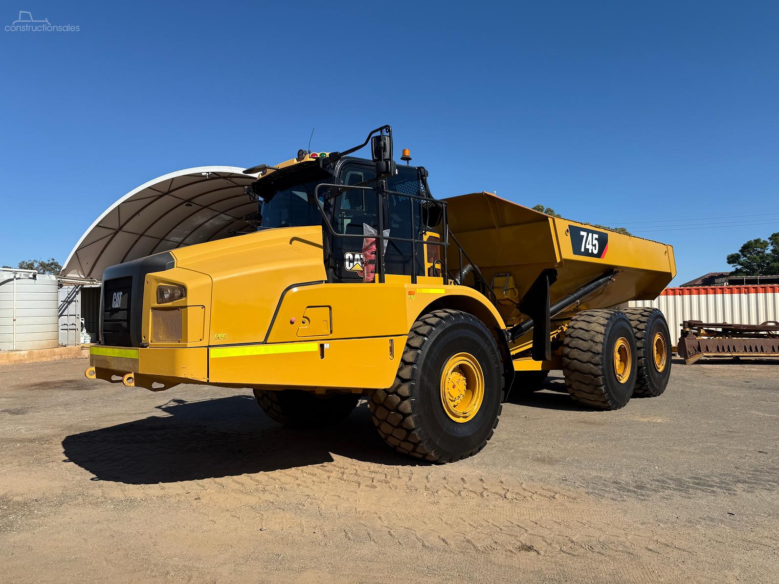 Generation-Cat 745 Articulated dump trucks-exterior