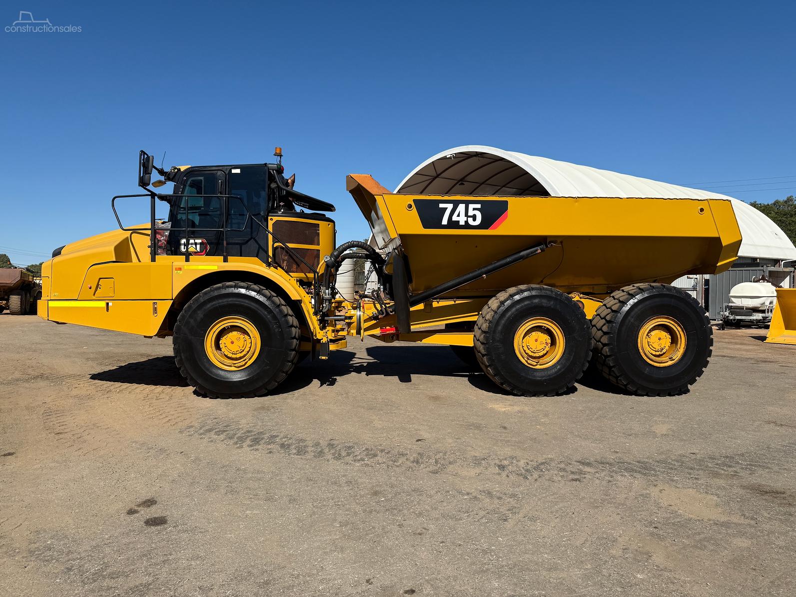 Generation-Cat 745 Articulated dump trucks-exterior