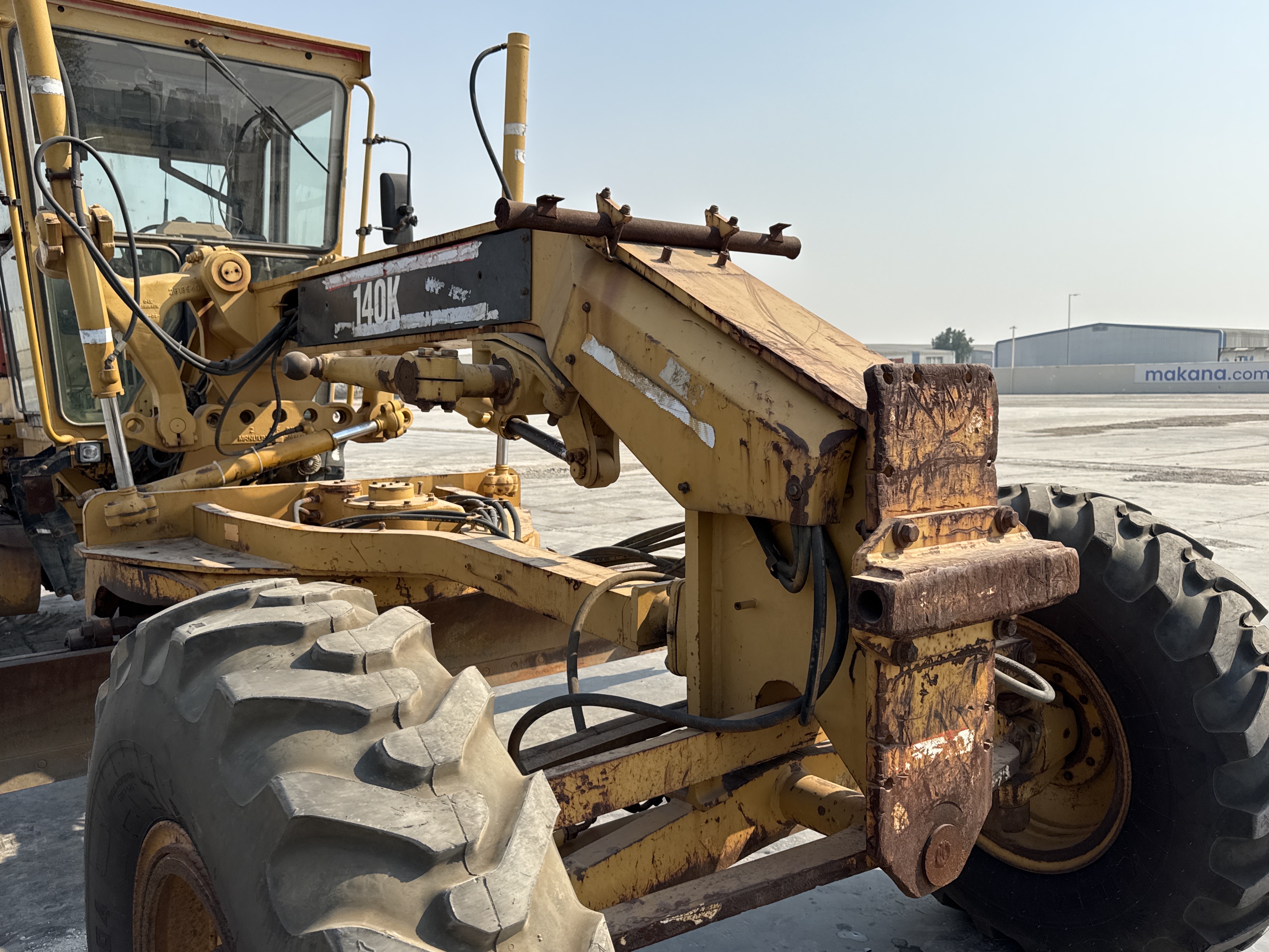 MGG-001-Cat-140K-Motor-graders-inspection-Chassis-Frame-condition-2