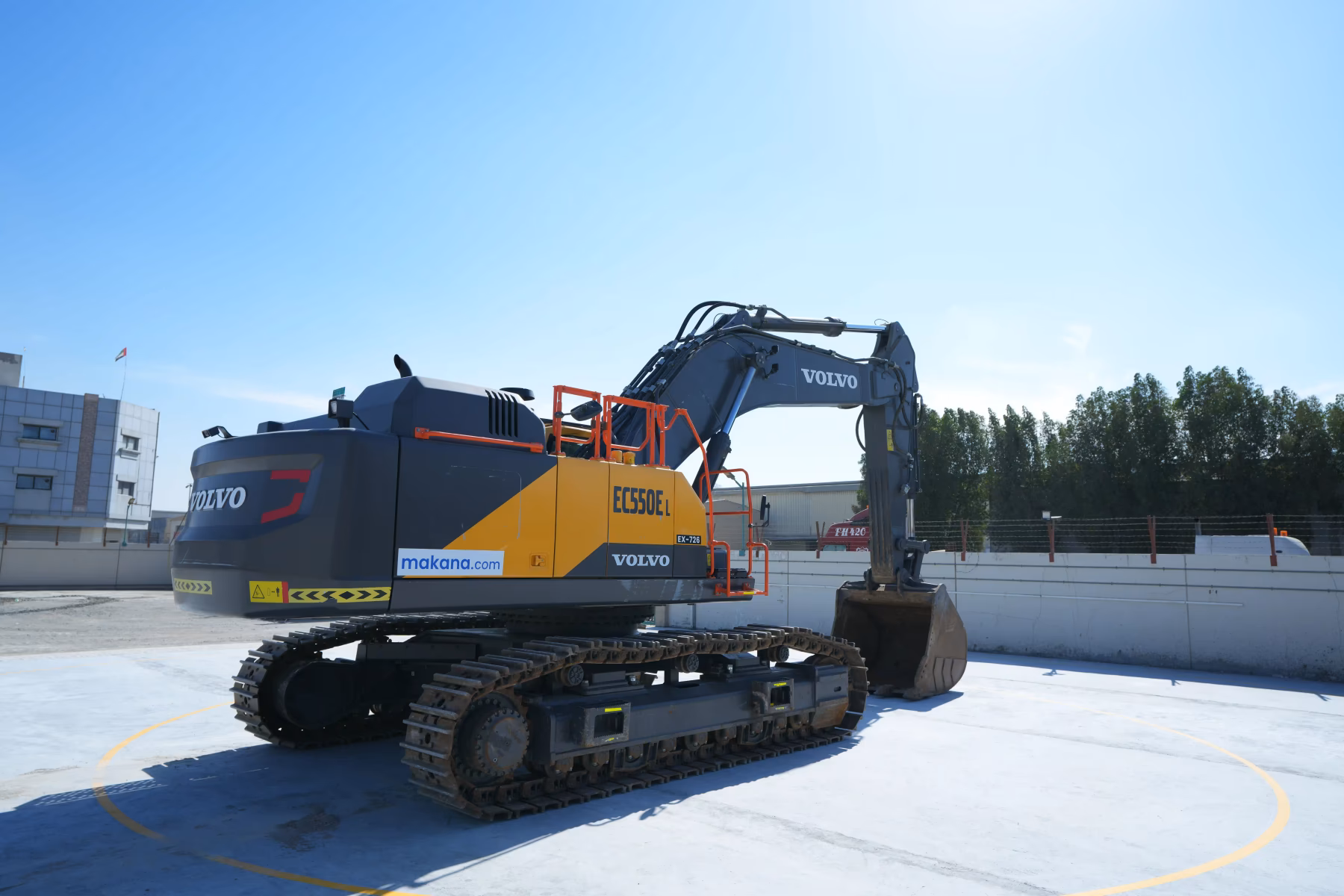 Generation-Volvo EC550 Large excavators-exterior