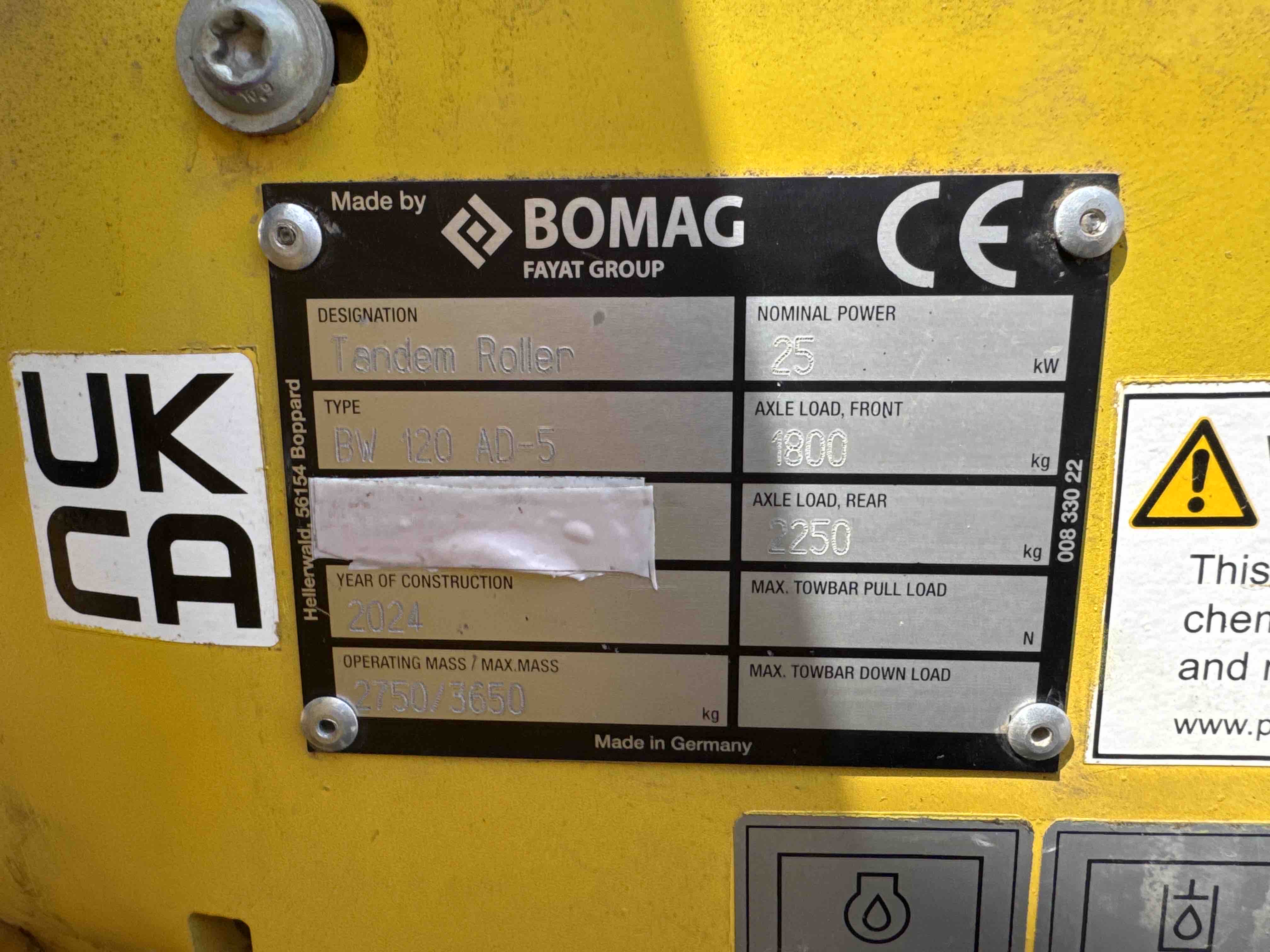 SRC-004-Bomag-BW-120-AD-5-Tandem-rollers-inspection-General-Serial-number-2
