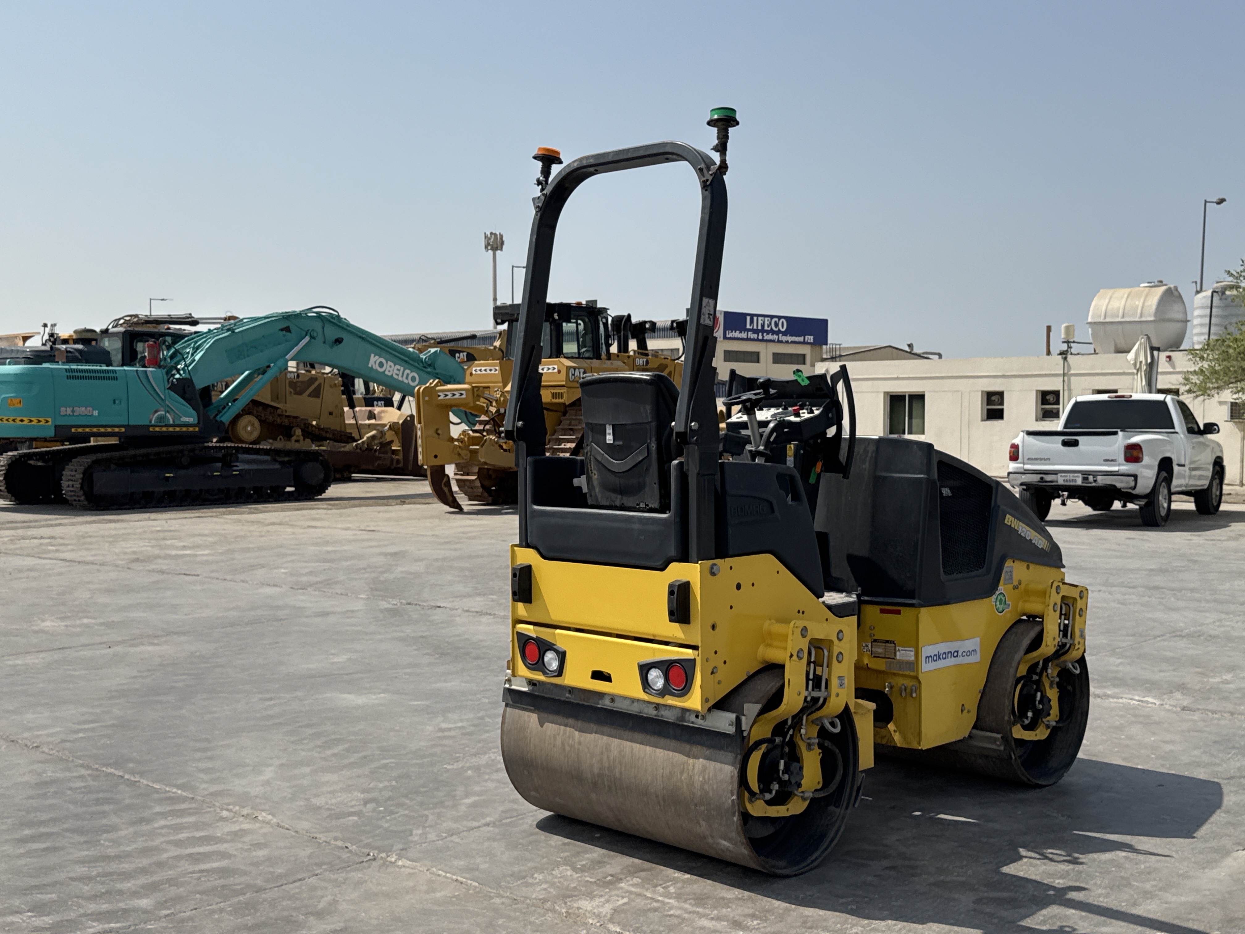 SRC-004-Bomag-BW-120-AD-5-Tandem-rollers-inspection-Structure-Paint-2