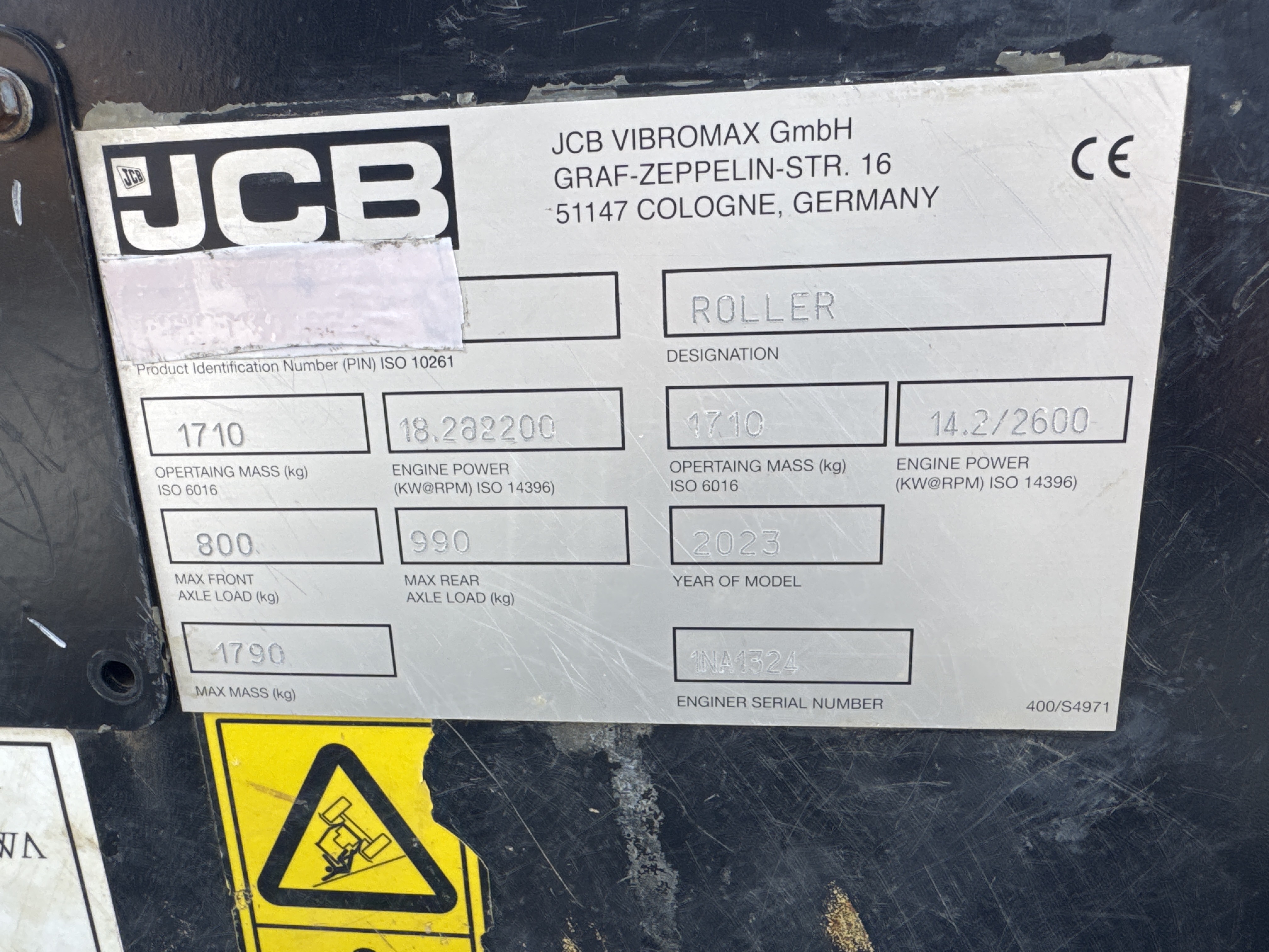 SRC-003-JCB-CT160-80-Tandem-rollers-inspection-General-Serial-number-2