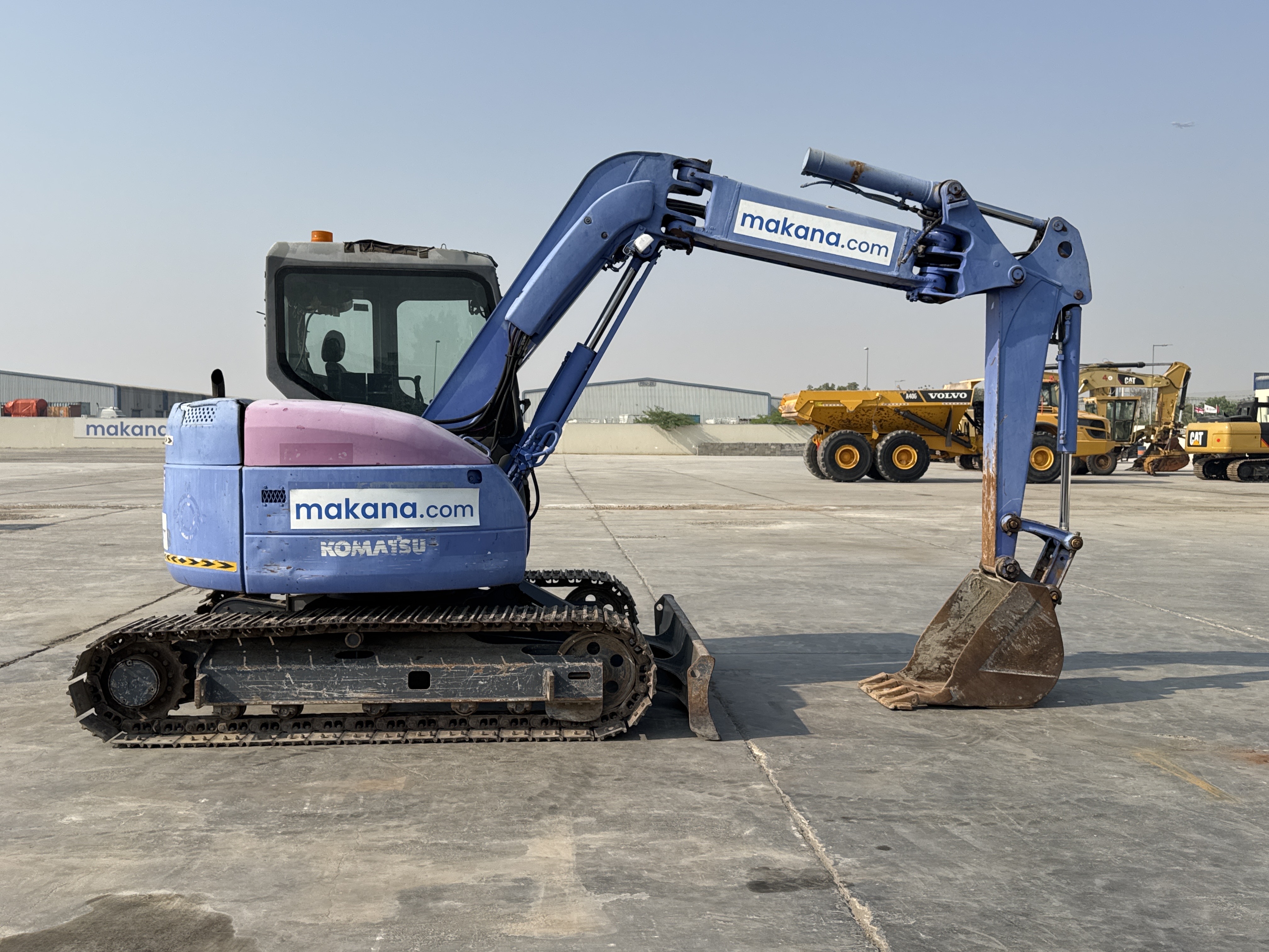 MNX-005-Komatsu-PC78UU-6-Mini-excavators-inspection-Structure-Paint-2