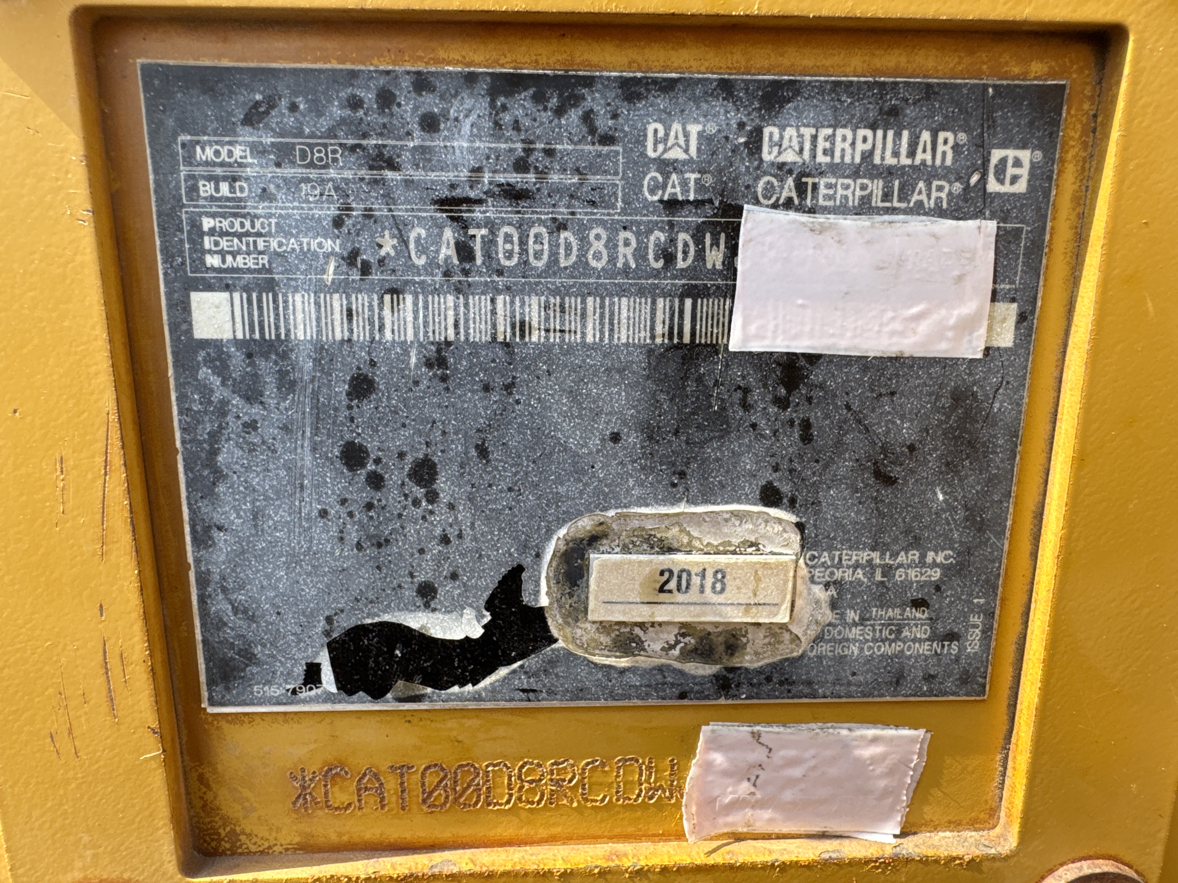 CDB-005-Cat-D8R-Crawler-dozers-inspection-General-Serial-number-2