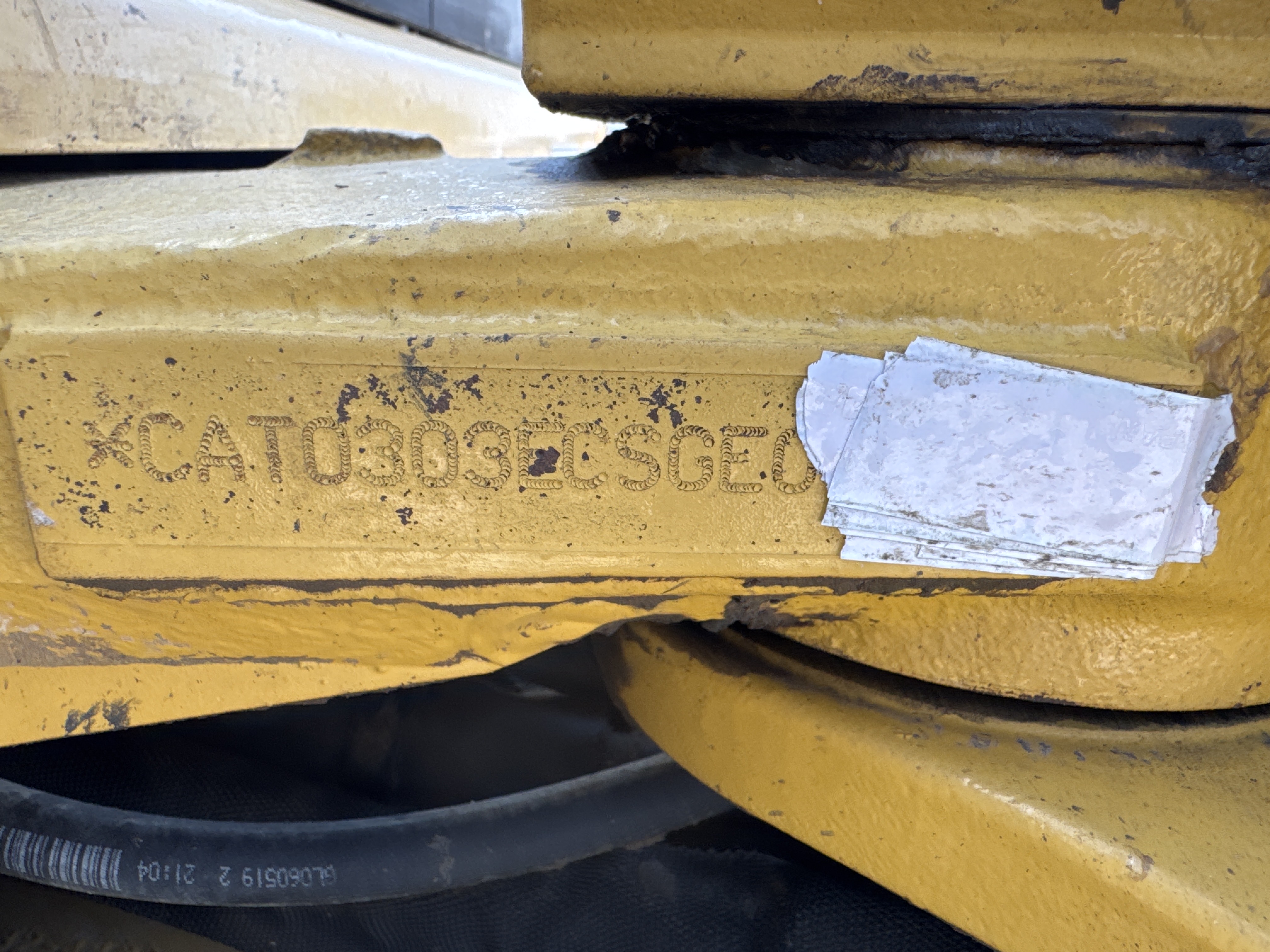 MNX-001-Cat-303E-Mini-excavators-inspection-General-Serial-number-2