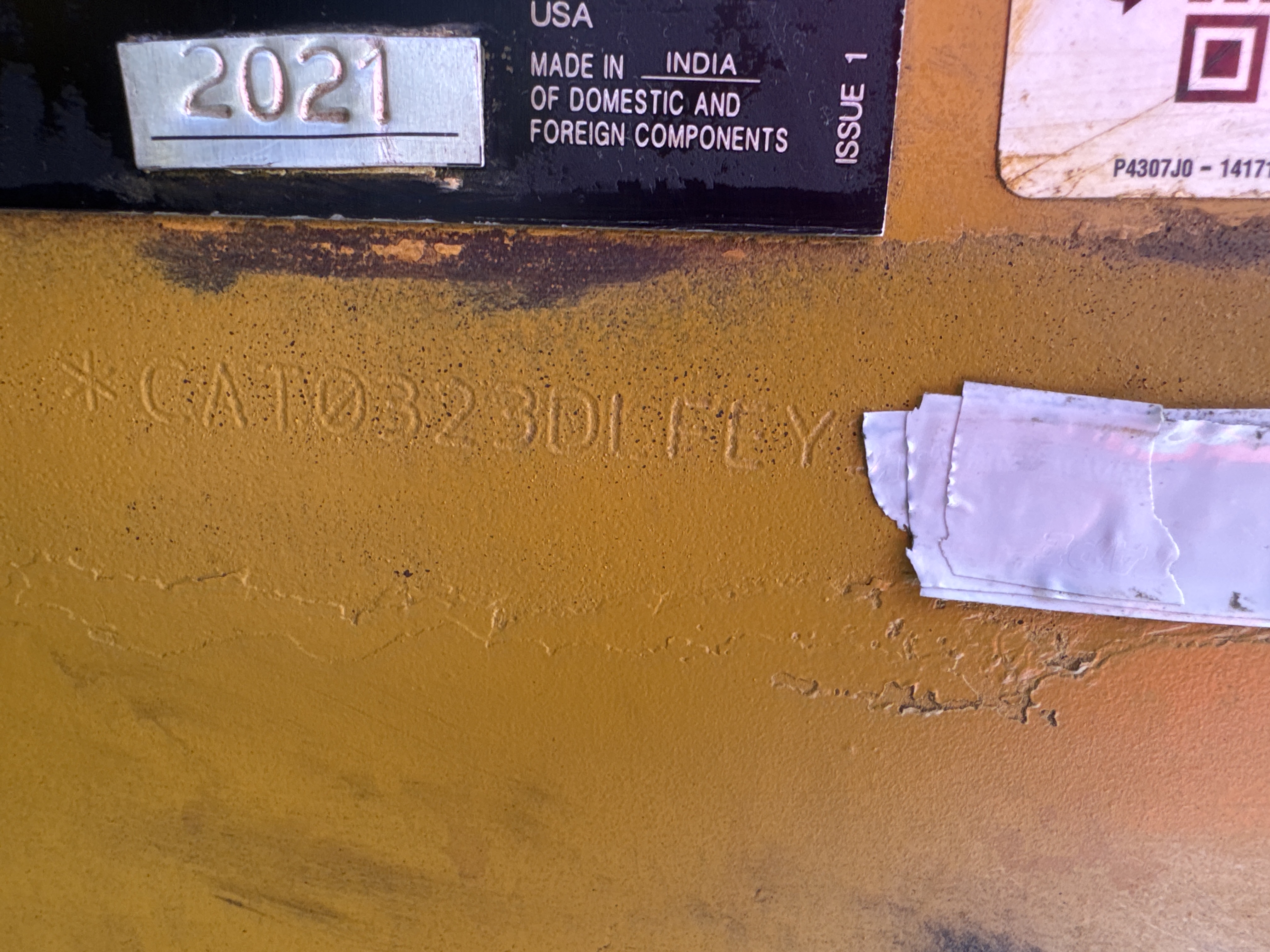 MDX-010-Cat-323D3-Medium-excavators-inspection-General-Serial-number-2