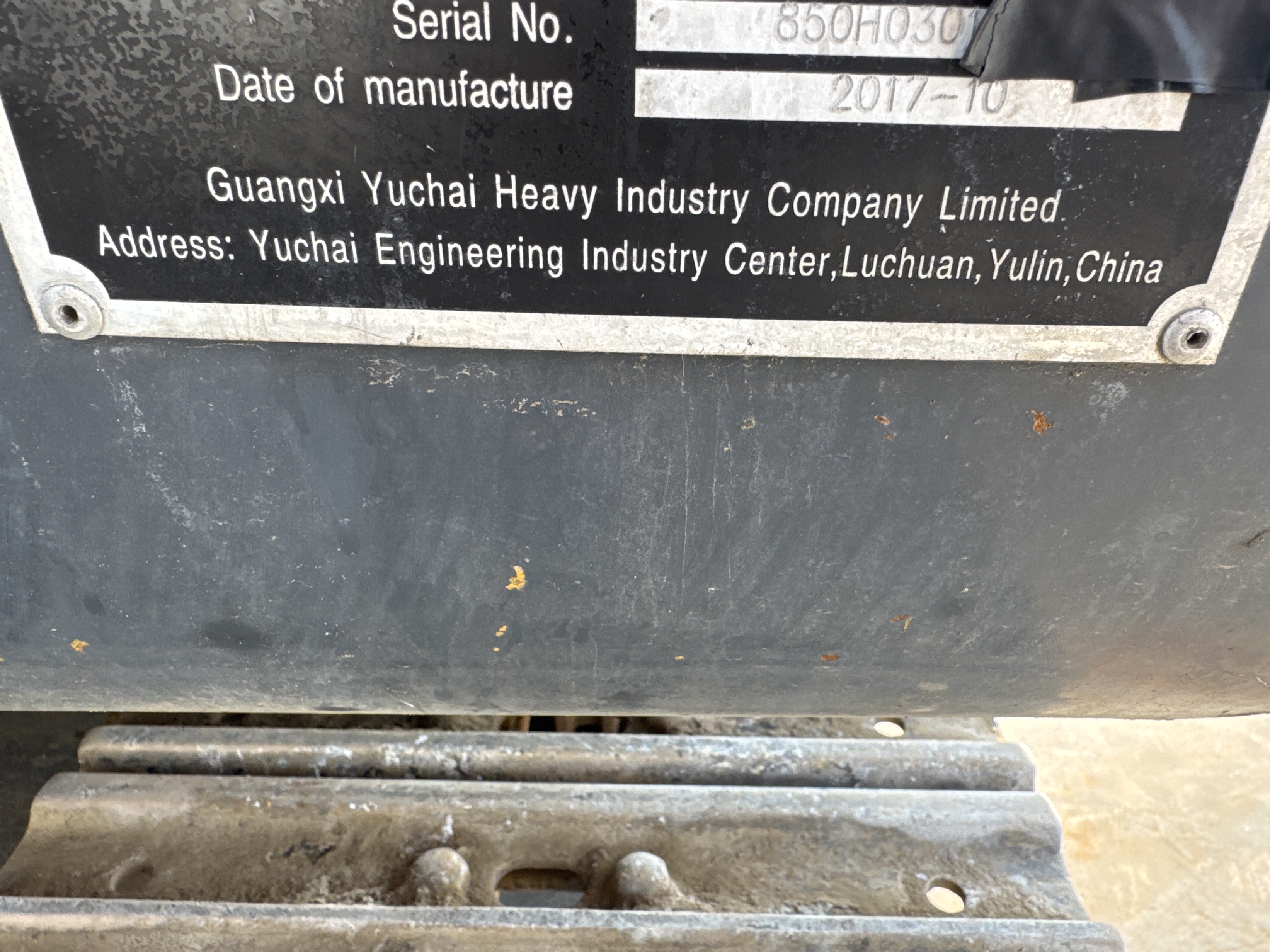 MNX-006-Yuchai-YC55-8-Mini-excavators-inspection-General-Country-of-manufacture-2