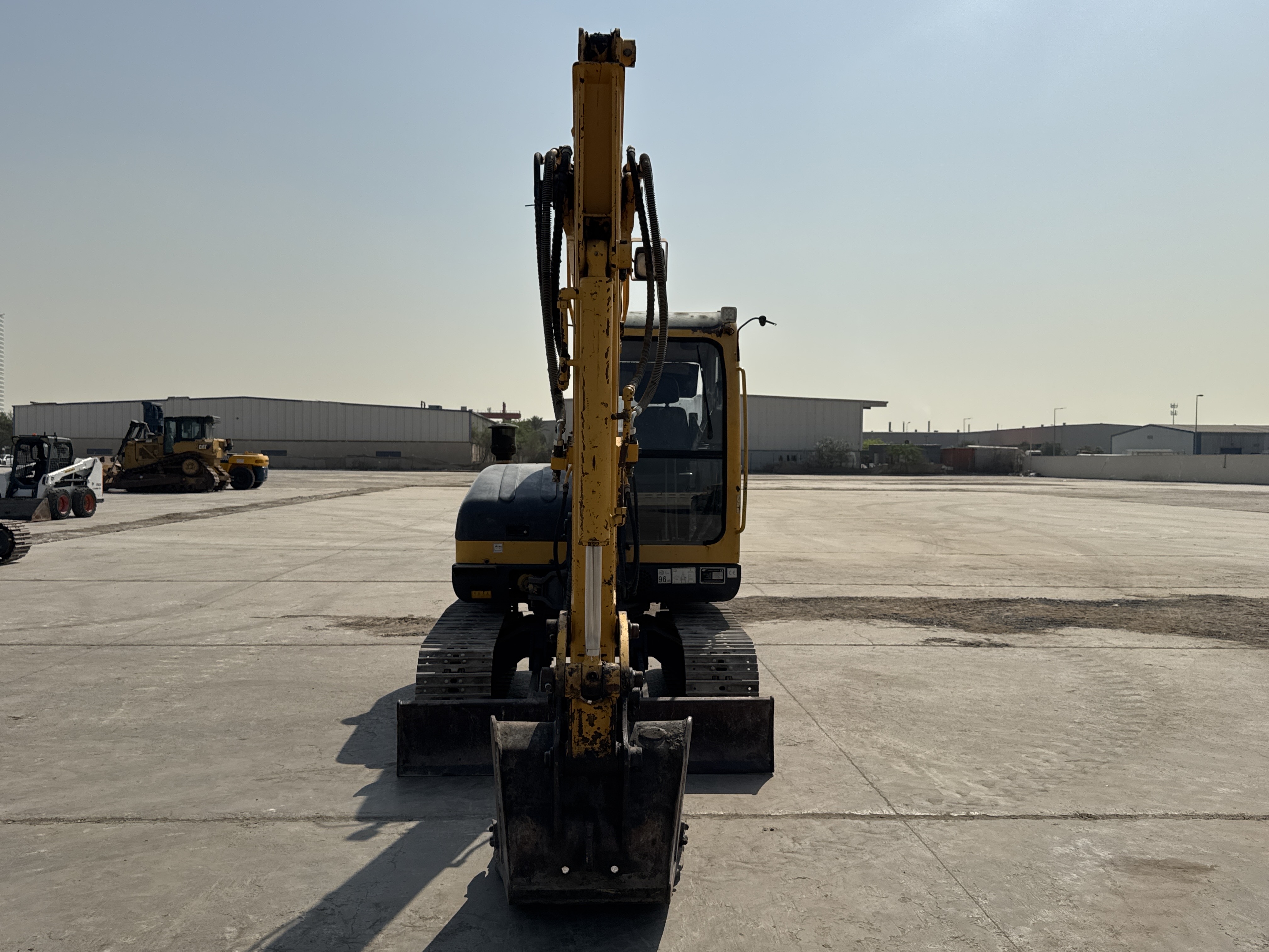 MNX-006-Yuchai-YC55-8-Mini-excavators-inspection-Structure-Paint-2