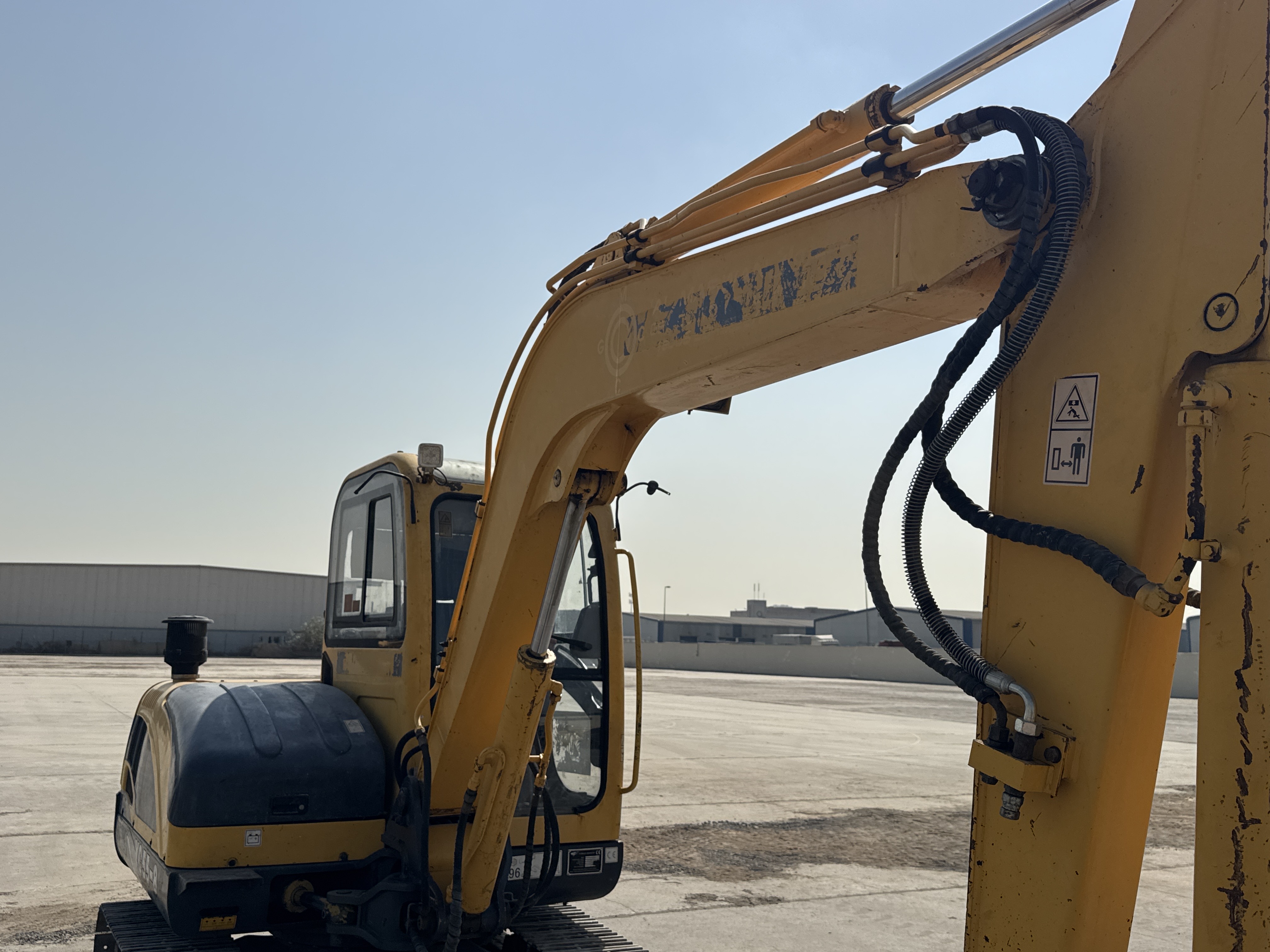 MNX-006-Yuchai-YC55-8-Mini-excavators-inspection-Chassis-Boom-2