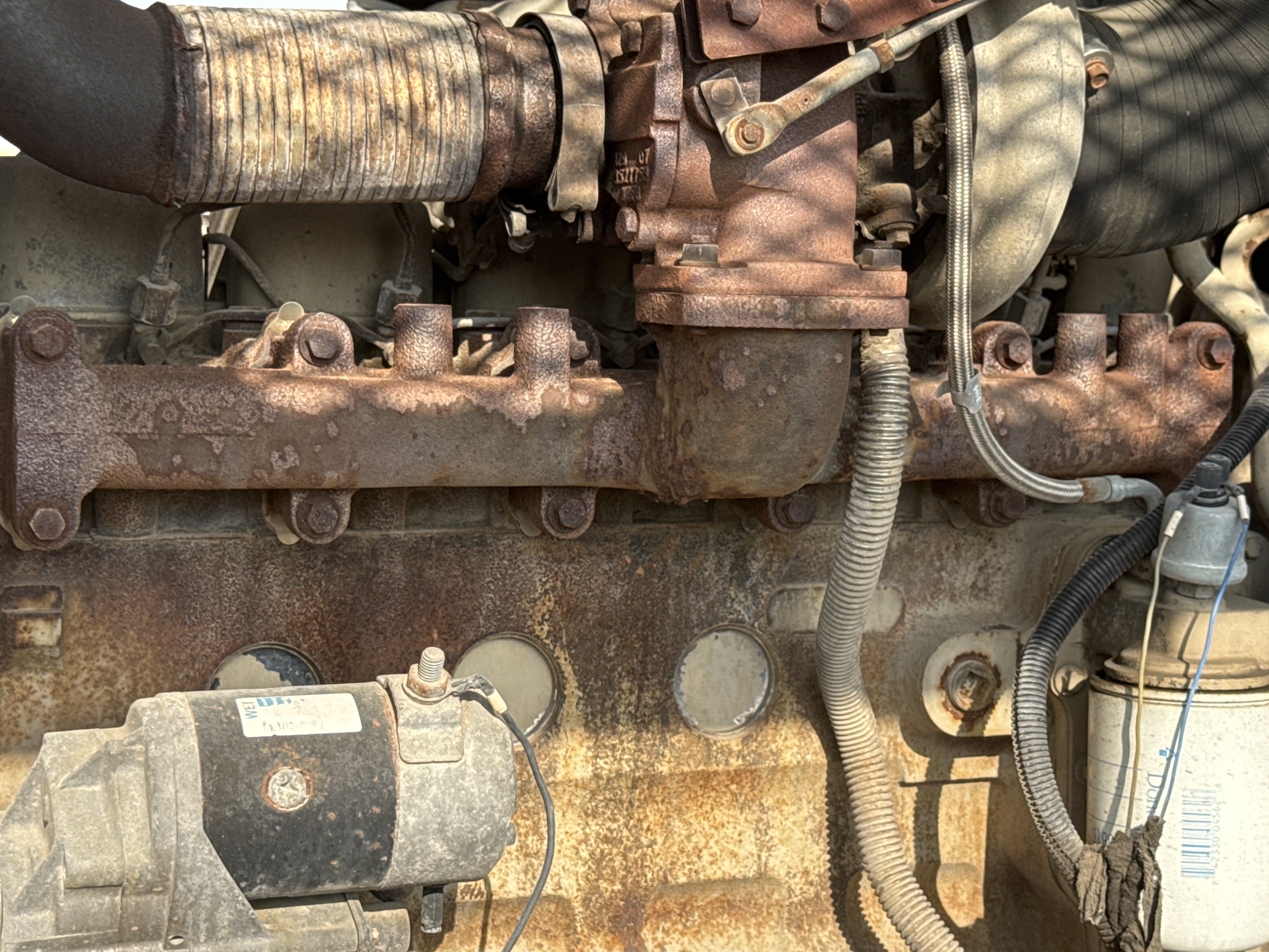 MGG-002-Sany-PQ190-IIA-Motor-graders-inspection-Engine-Exhaust-system-2