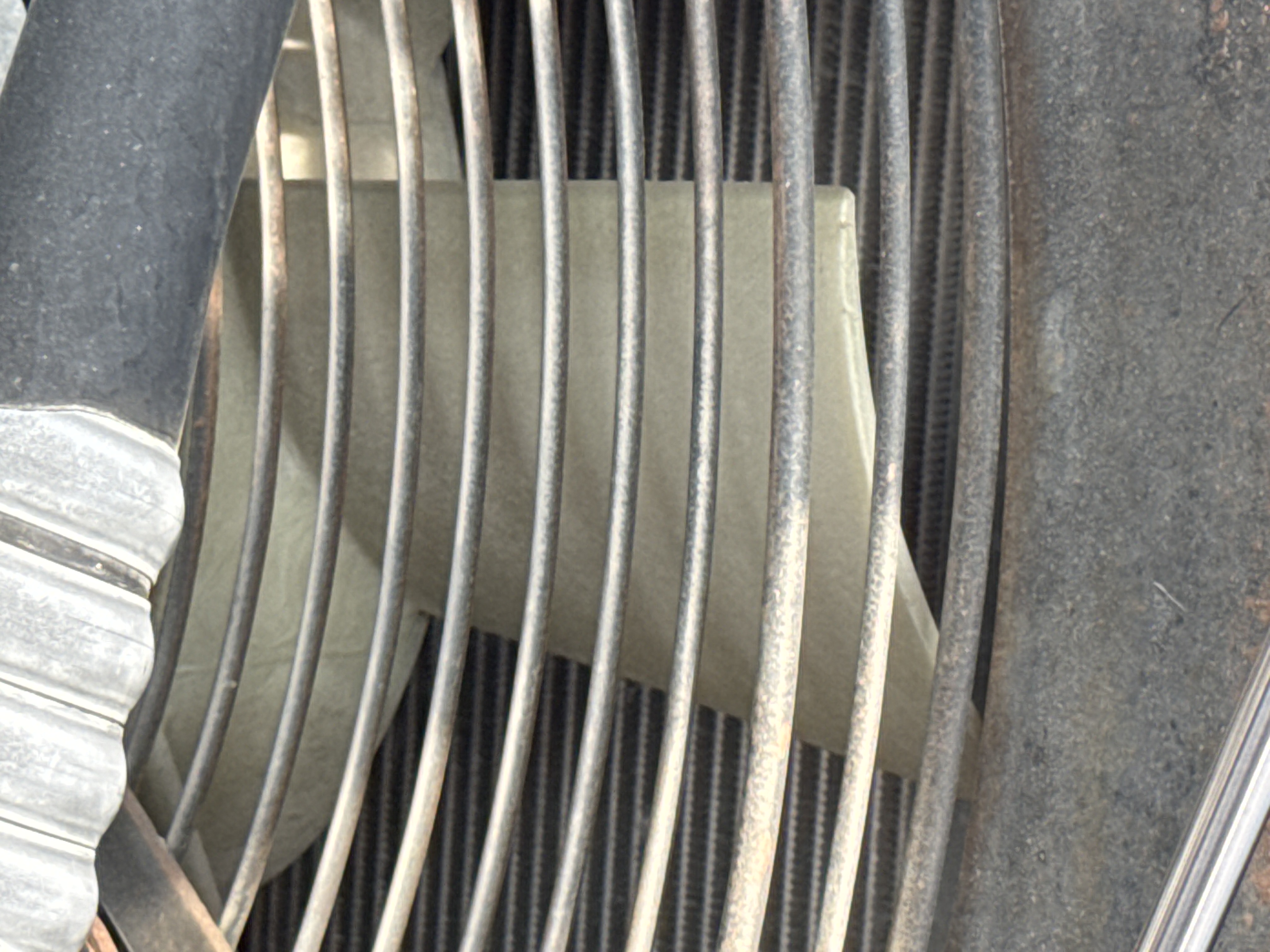 MGG-002-Sany-PQ190-IIA-Motor-graders-inspection-Engine-Cooling-fan-and-fan-guard-2