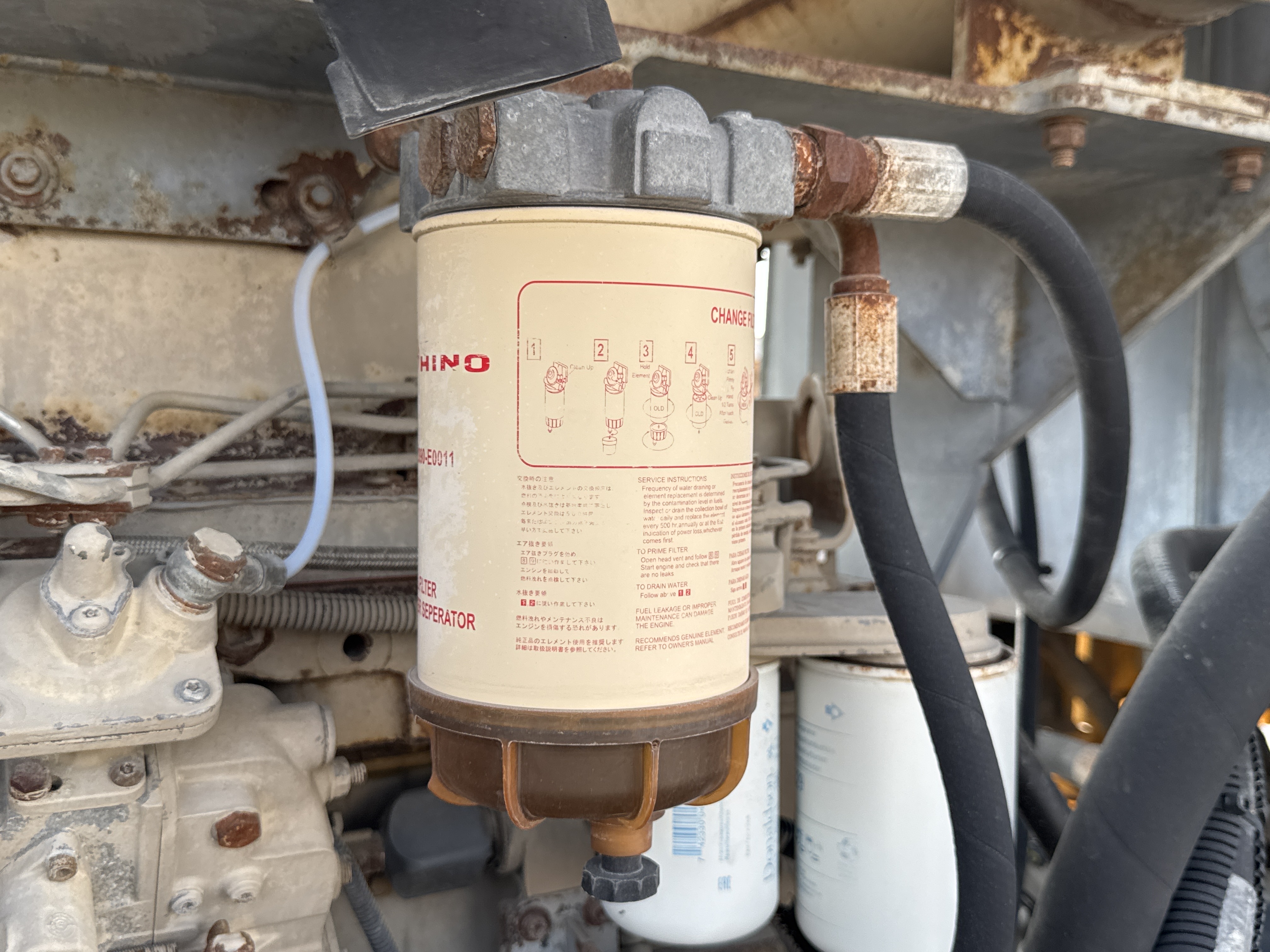 MGG-002-Sany-PQ190-IIA-Motor-graders-inspection-Engine-Fuel-leaks-2
