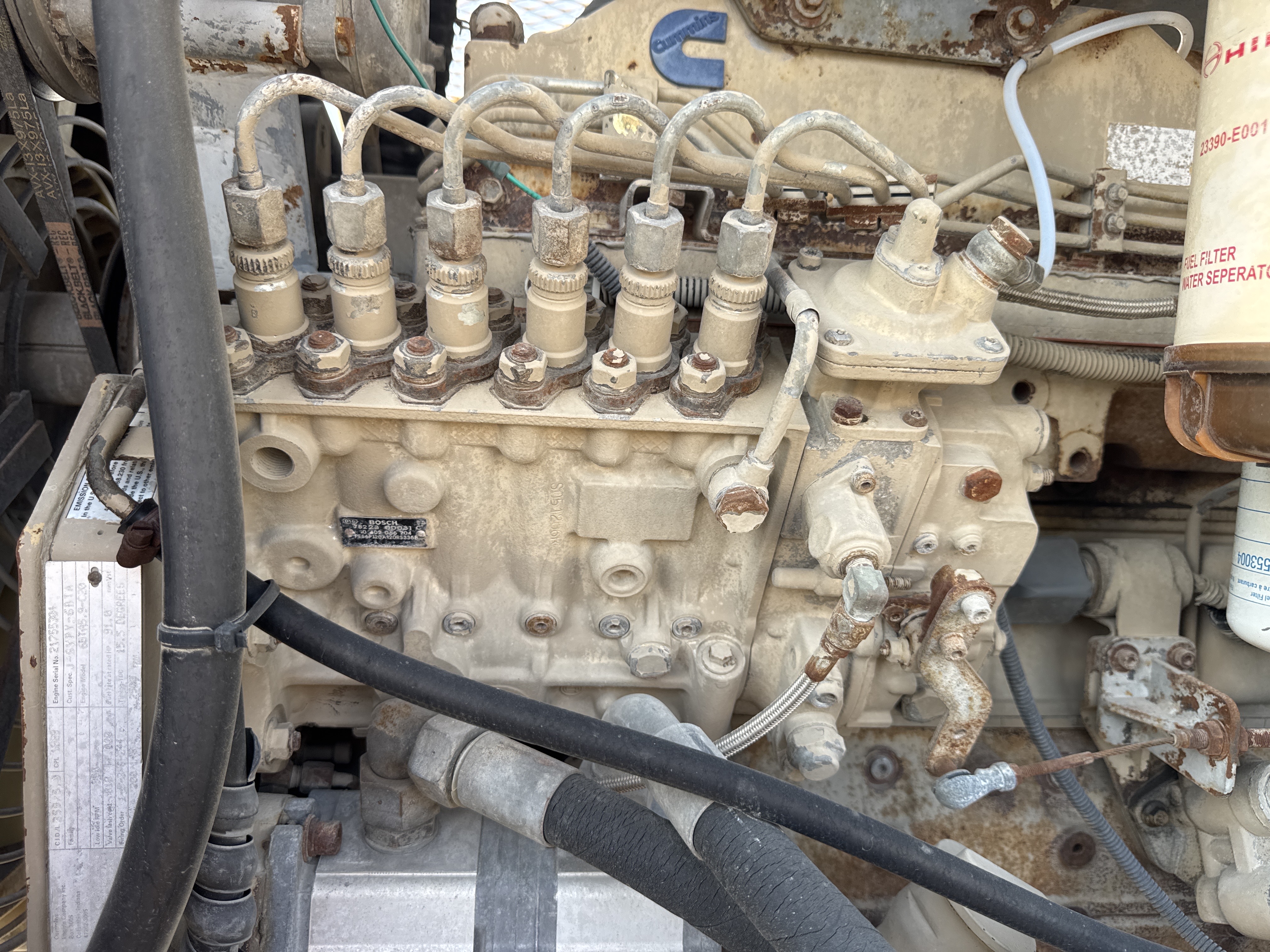 MGG-002-Sany-PQ190-IIA-Motor-graders-inspection-Engine-Fuel-leaks-3
