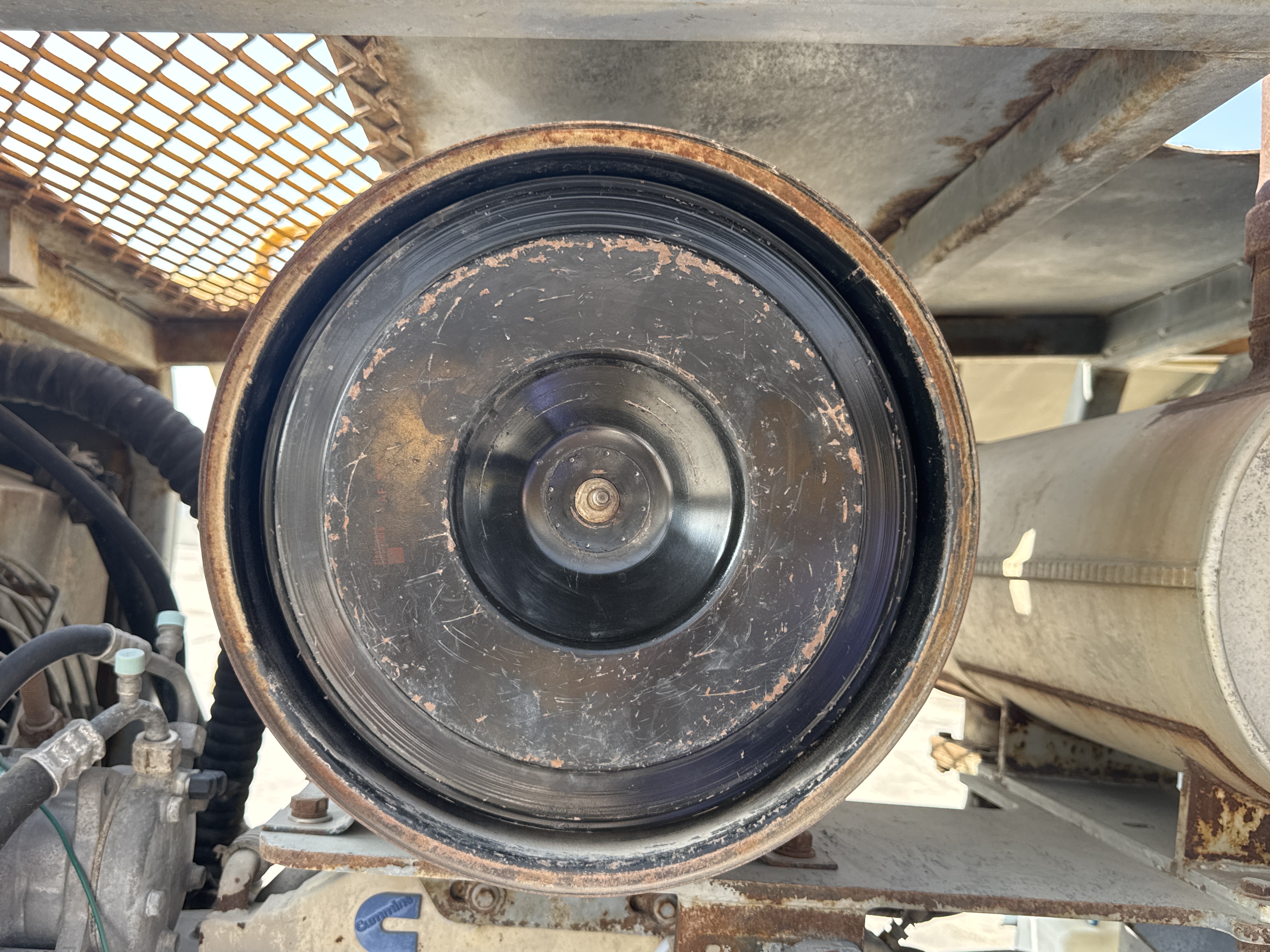 MGG-002-Sany-PQ190-IIA-Motor-graders-inspection-Engine-Air-intake-system-4