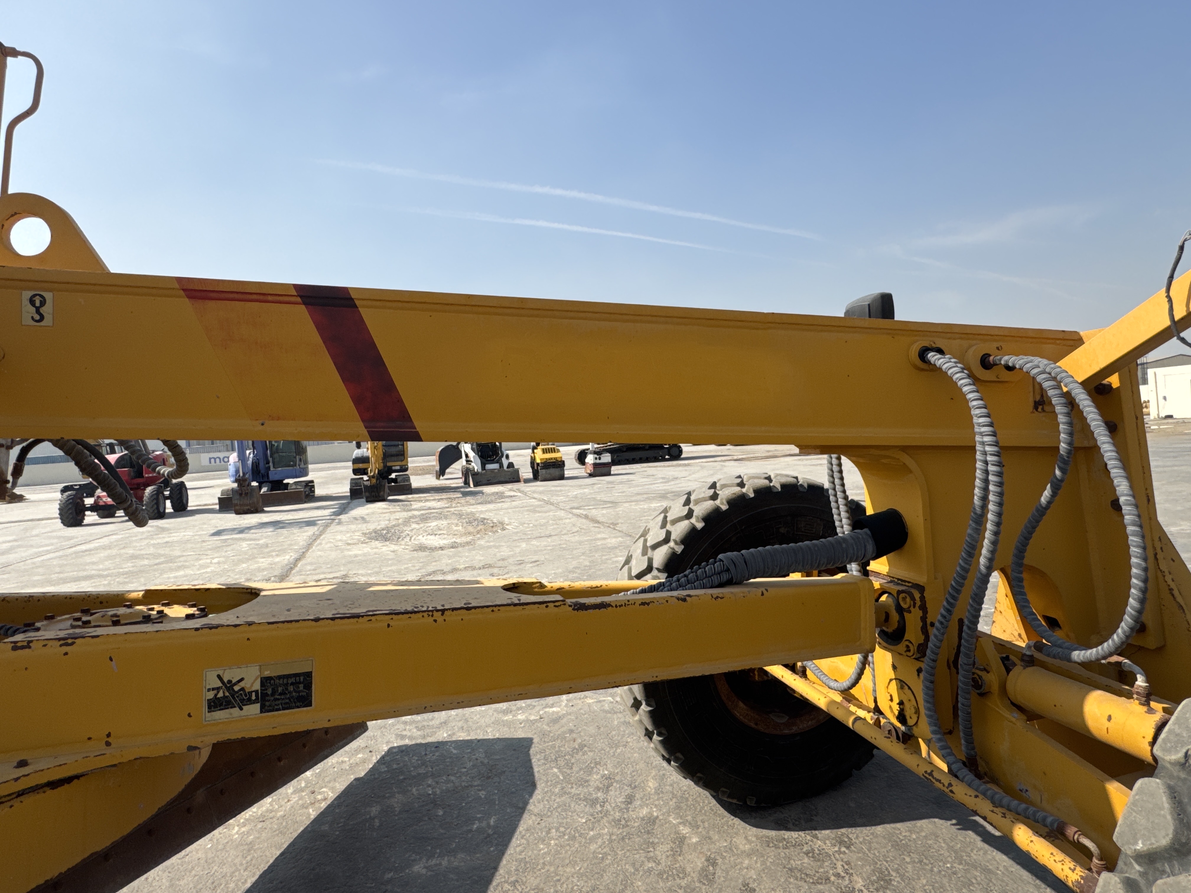 MGG-002-Sany-PQ190-IIA-Motor-graders-inspection-Chassis-Frame-condition-2