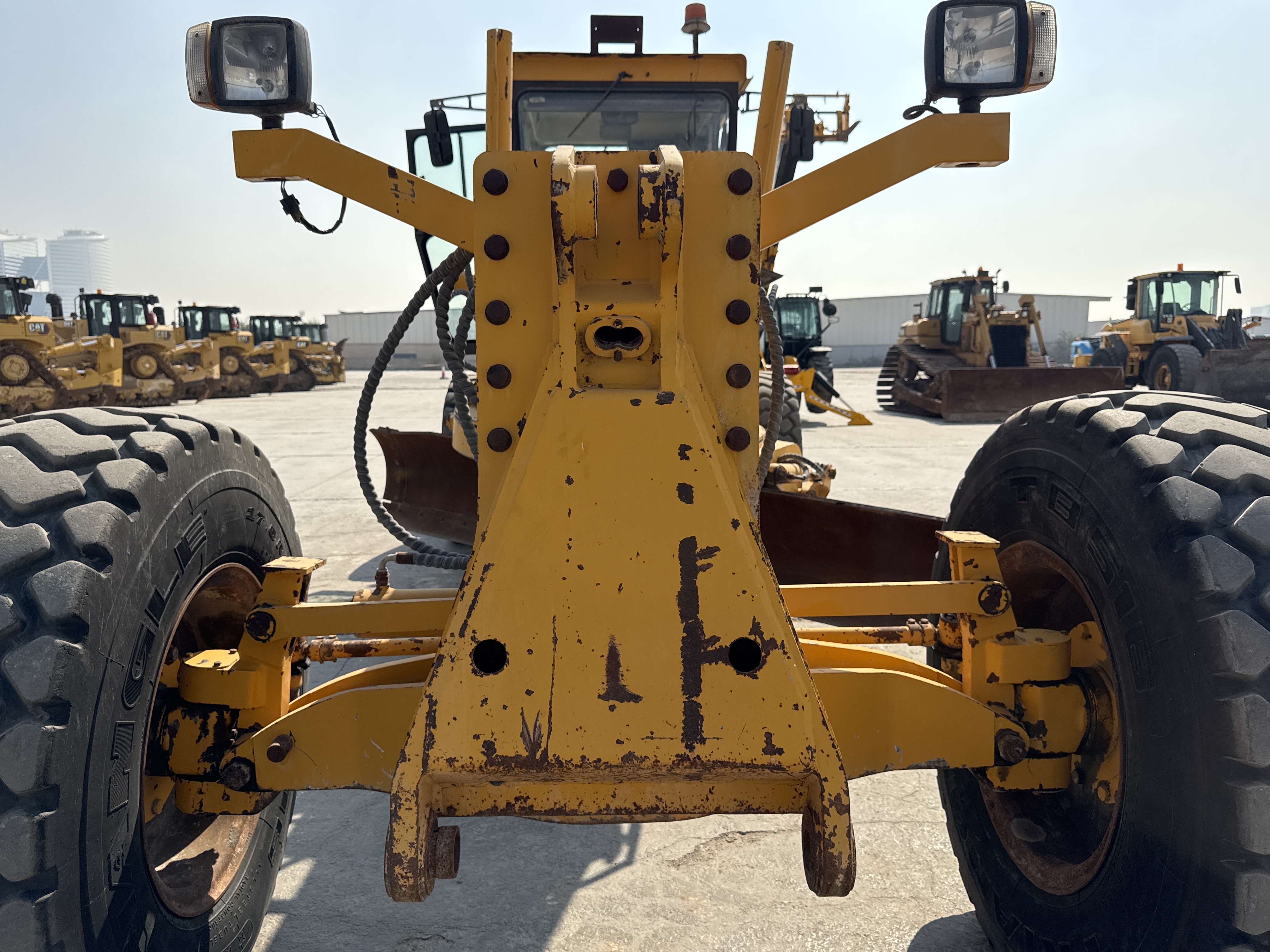 MGG-002-Sany-PQ190-IIA-Motor-graders-inspection-Chassis-Frame-condition-2