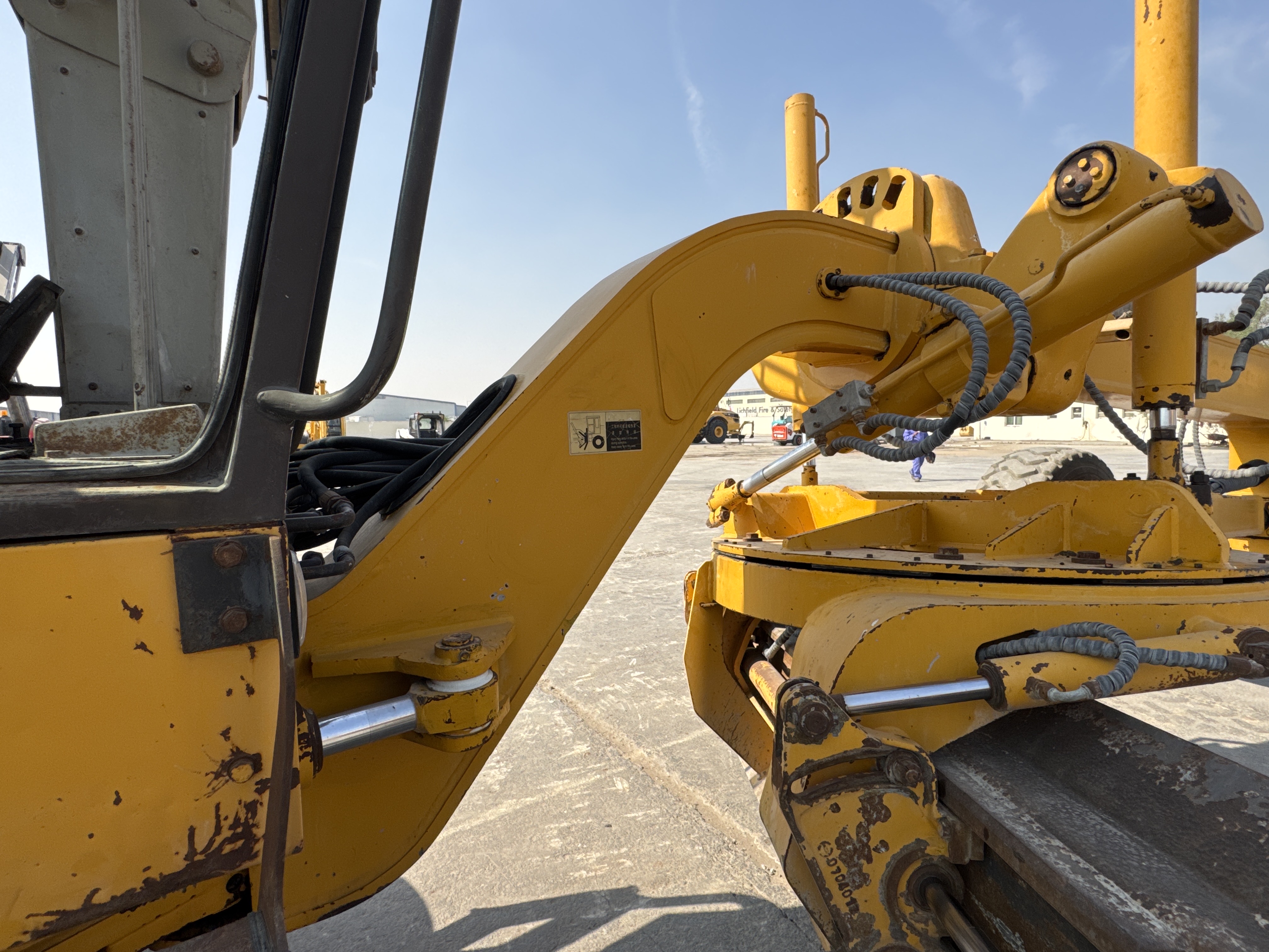 MGG-002-Sany-PQ190-IIA-Motor-graders-inspection-Chassis-Frame-condition-3