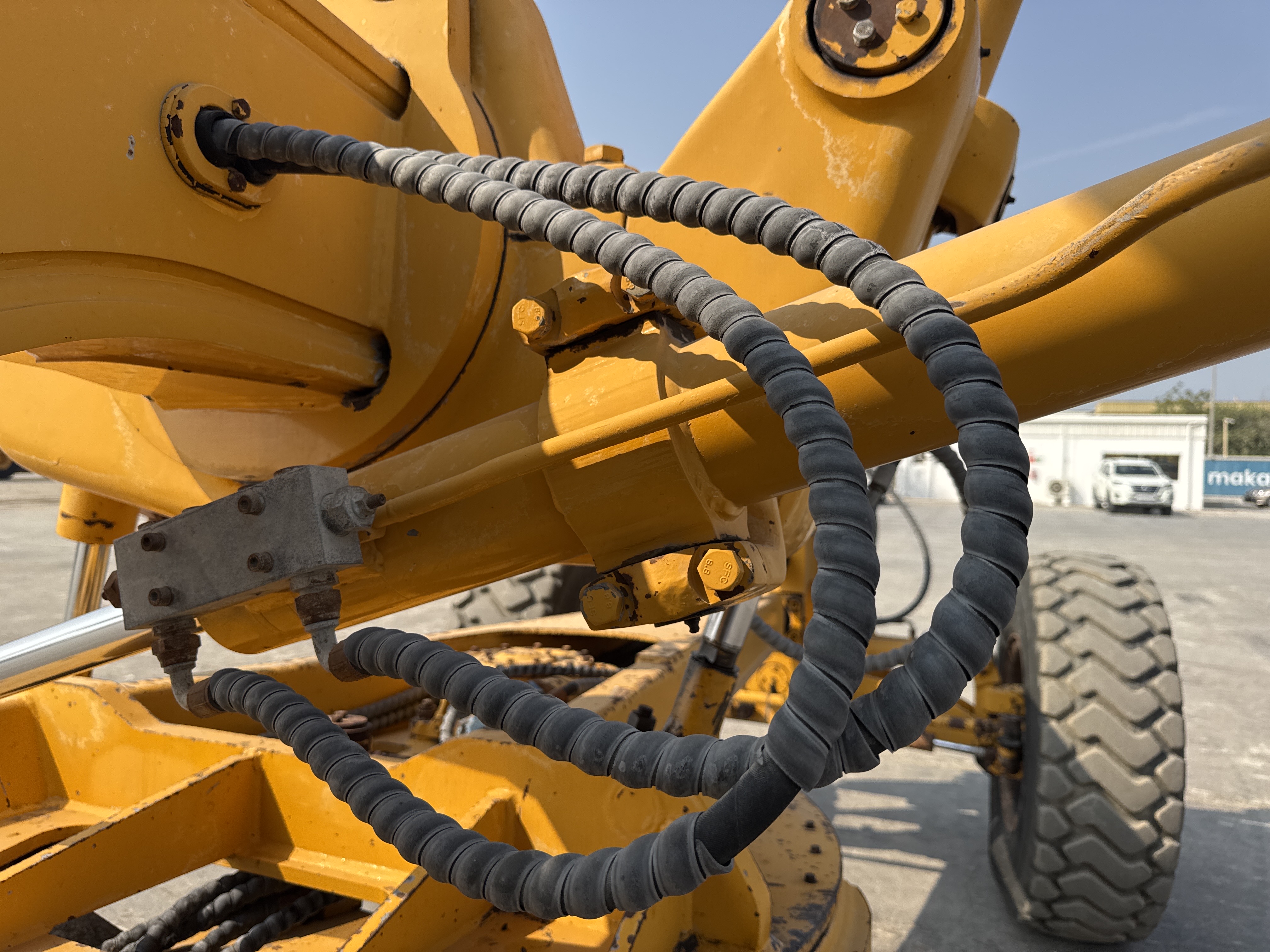 MGG-002-Sany-PQ190-IIA-Motor-graders-inspection-Hydraulics-Hydraulic-hoses-and-lines-2