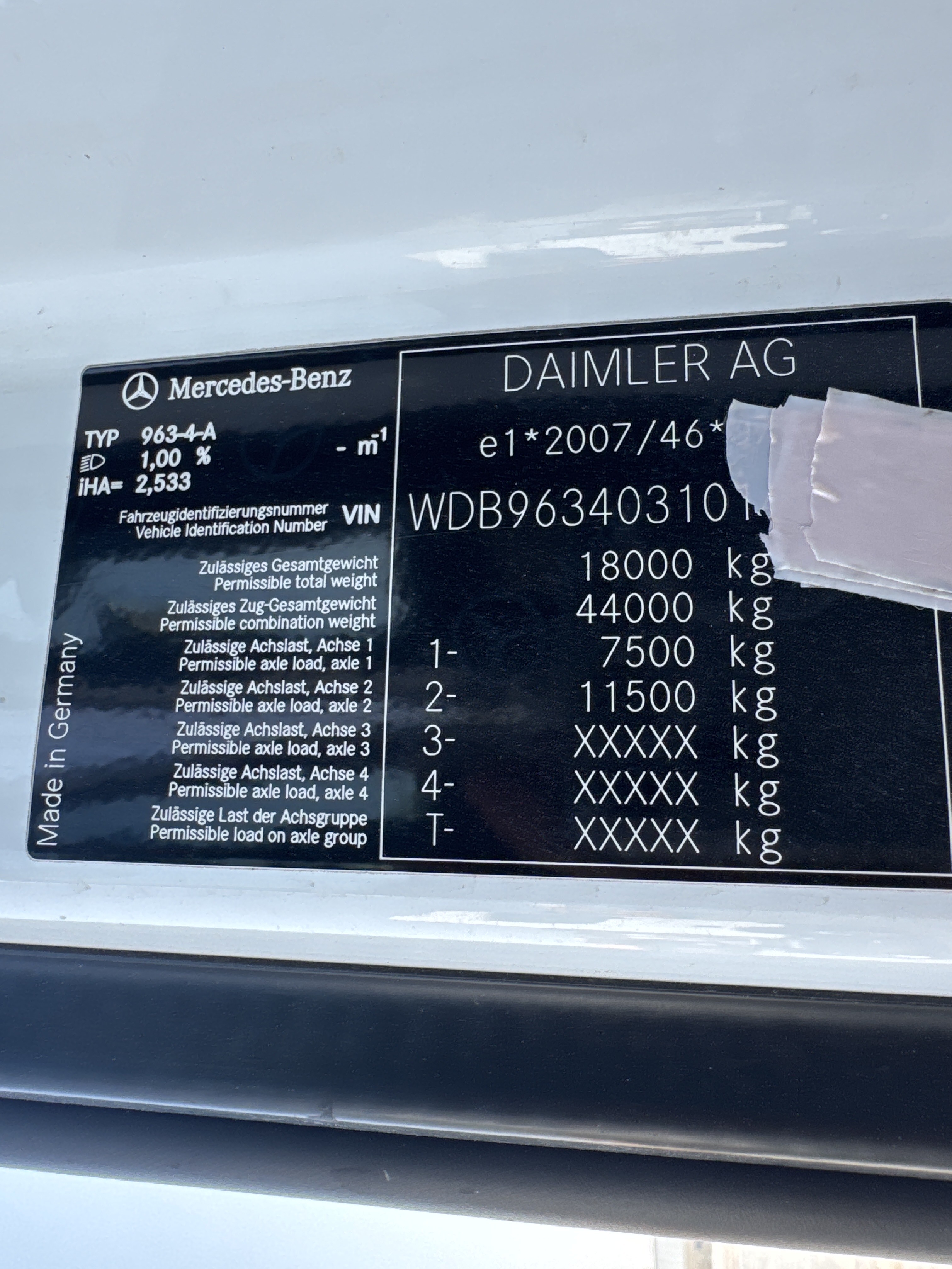 PMT-001-Mercedes-Benz-Actros-1845-Trailer-trucks-inspection-General-Serial-number-2
