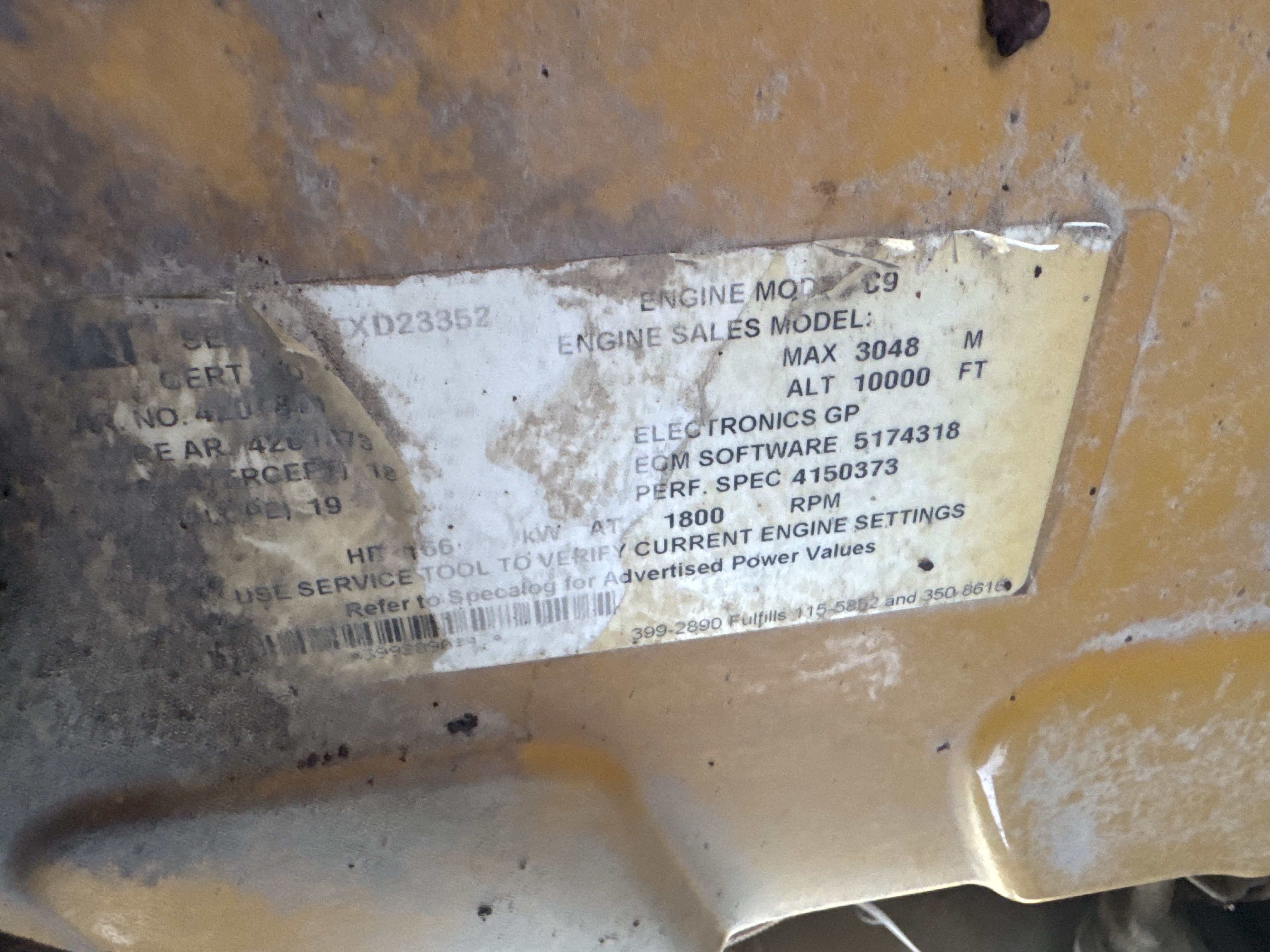 CDB-004-Cat-D6R-2-XL-Crawler-dozers-inspection-General-Emissions-label-2