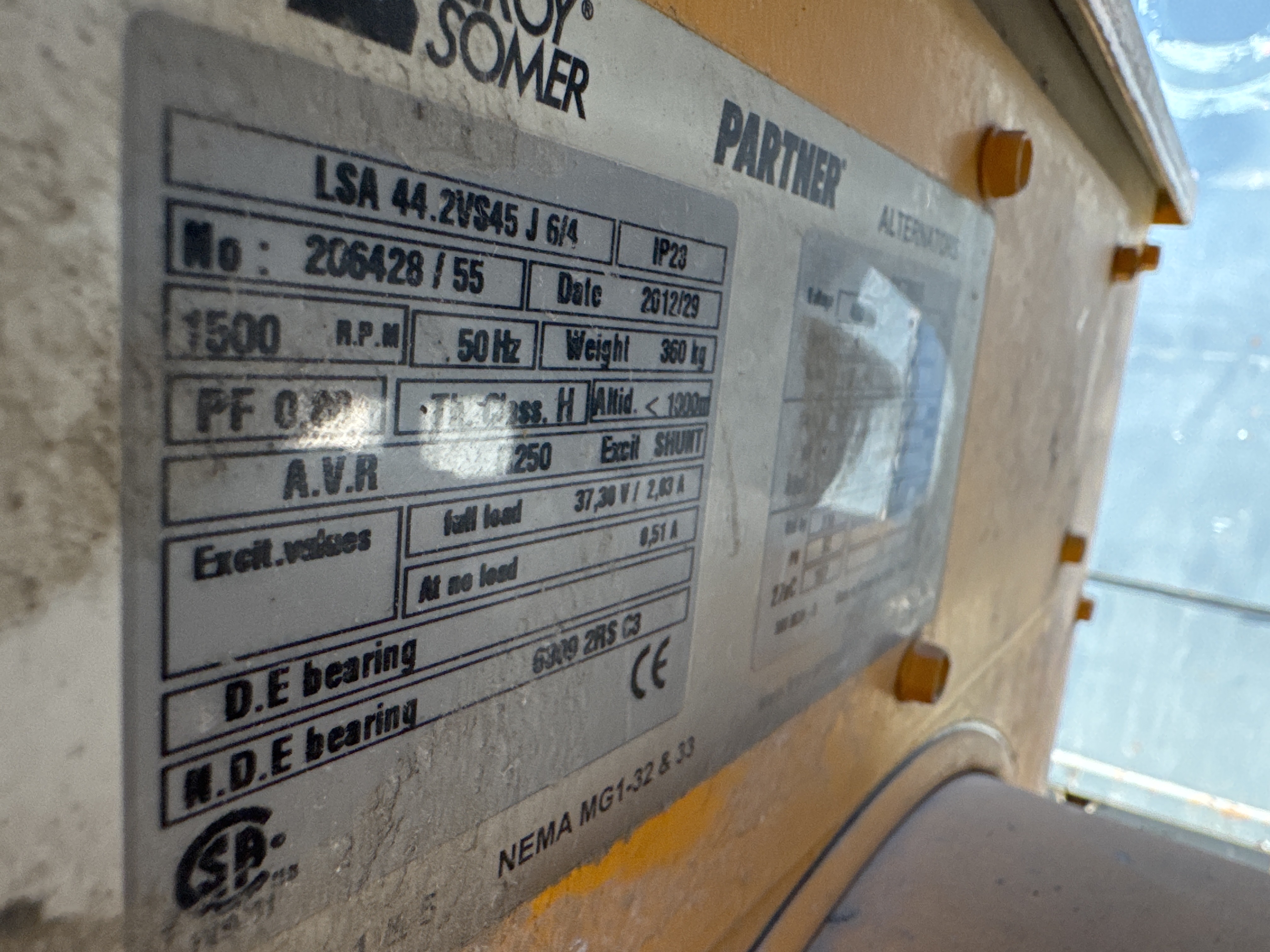 SGG-003-Perkins-100-KVA-Stationary-generators-inspection-General-Serial-number-2
