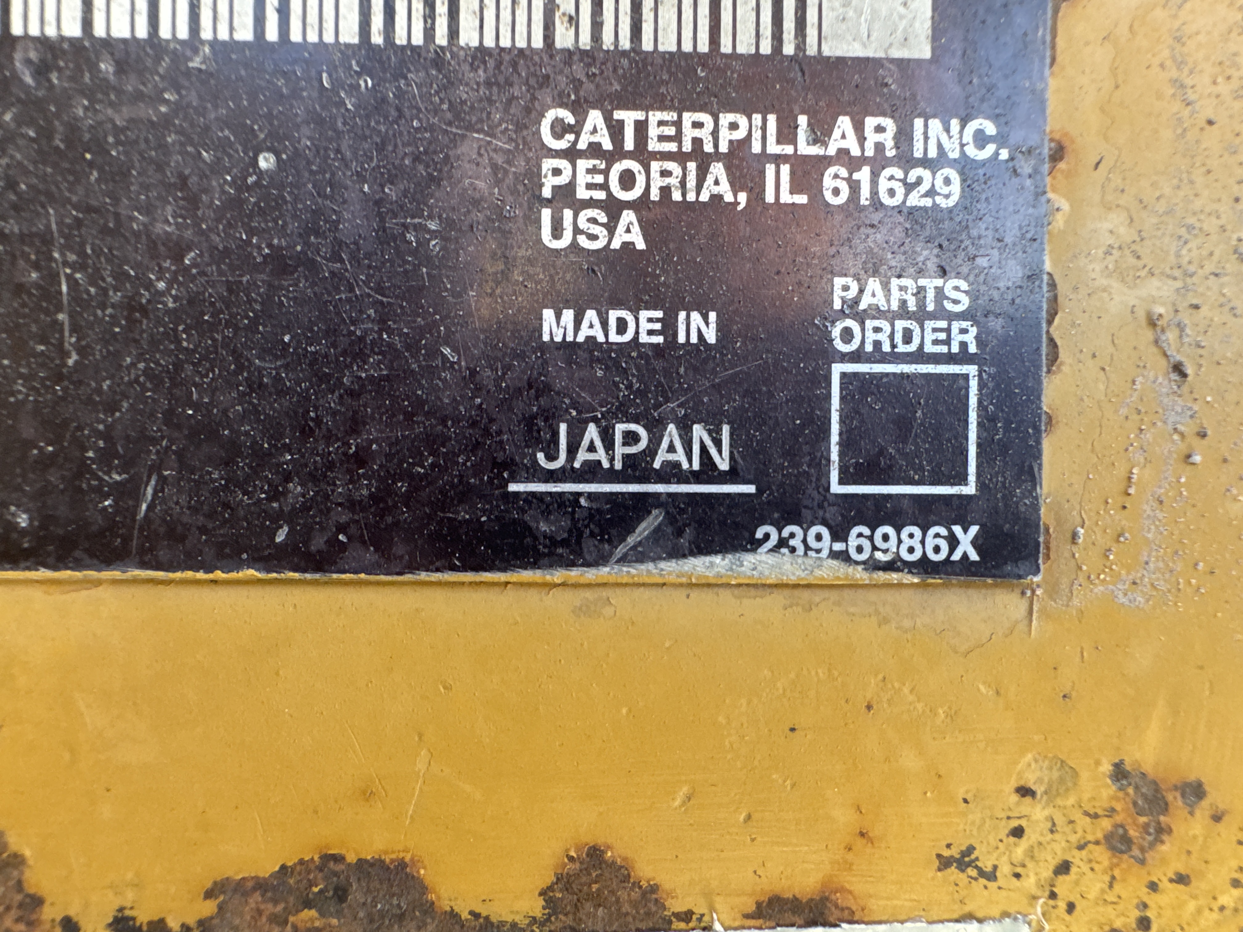LEX-006-Cat-345B-LME-Series-II-Large-excavators-inspection-General-Country-of-manufacture-2