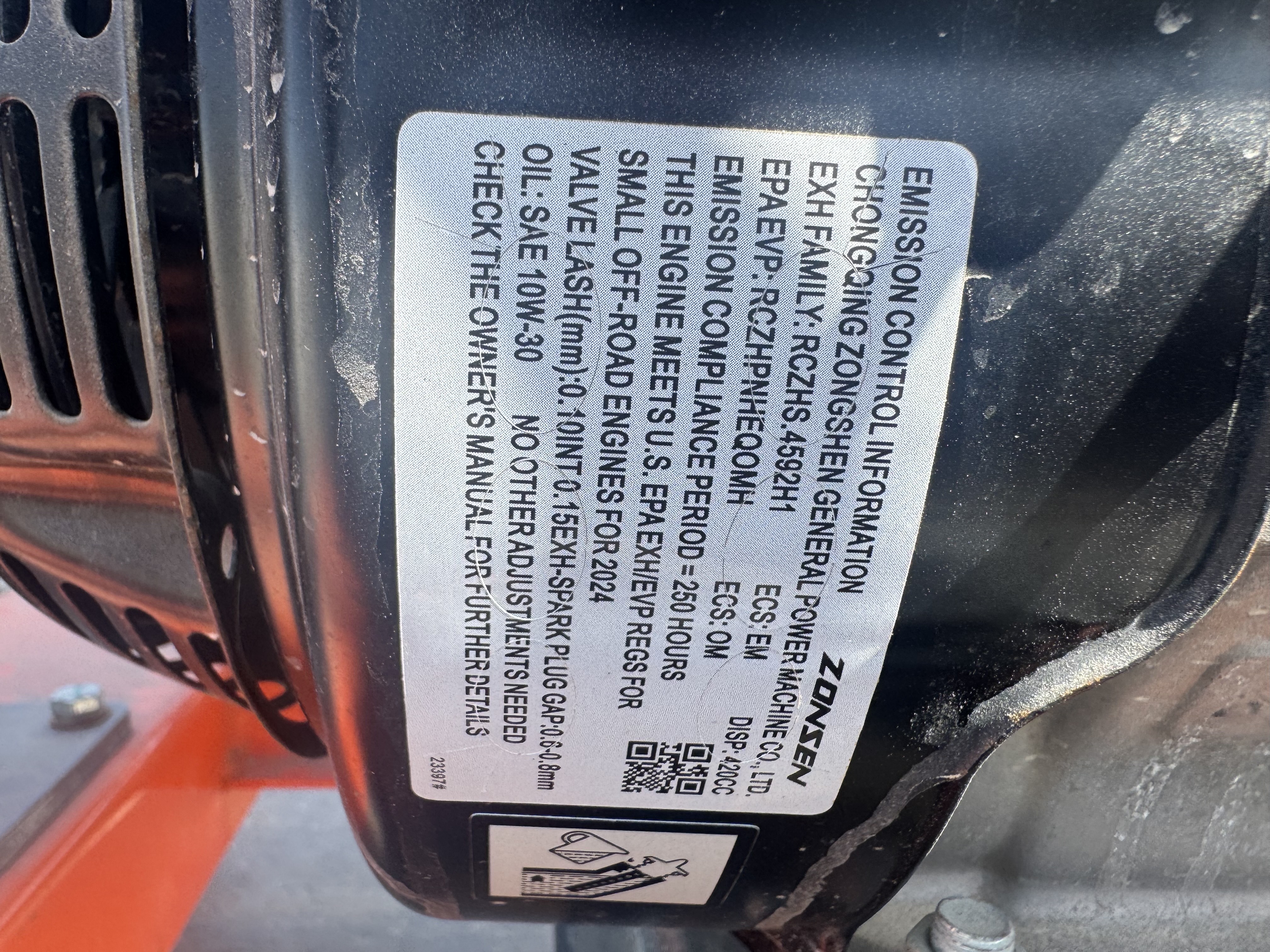 LTA-001-Furd-FZM-1000B-Light-towers-inspection-General-Emissions-label-2