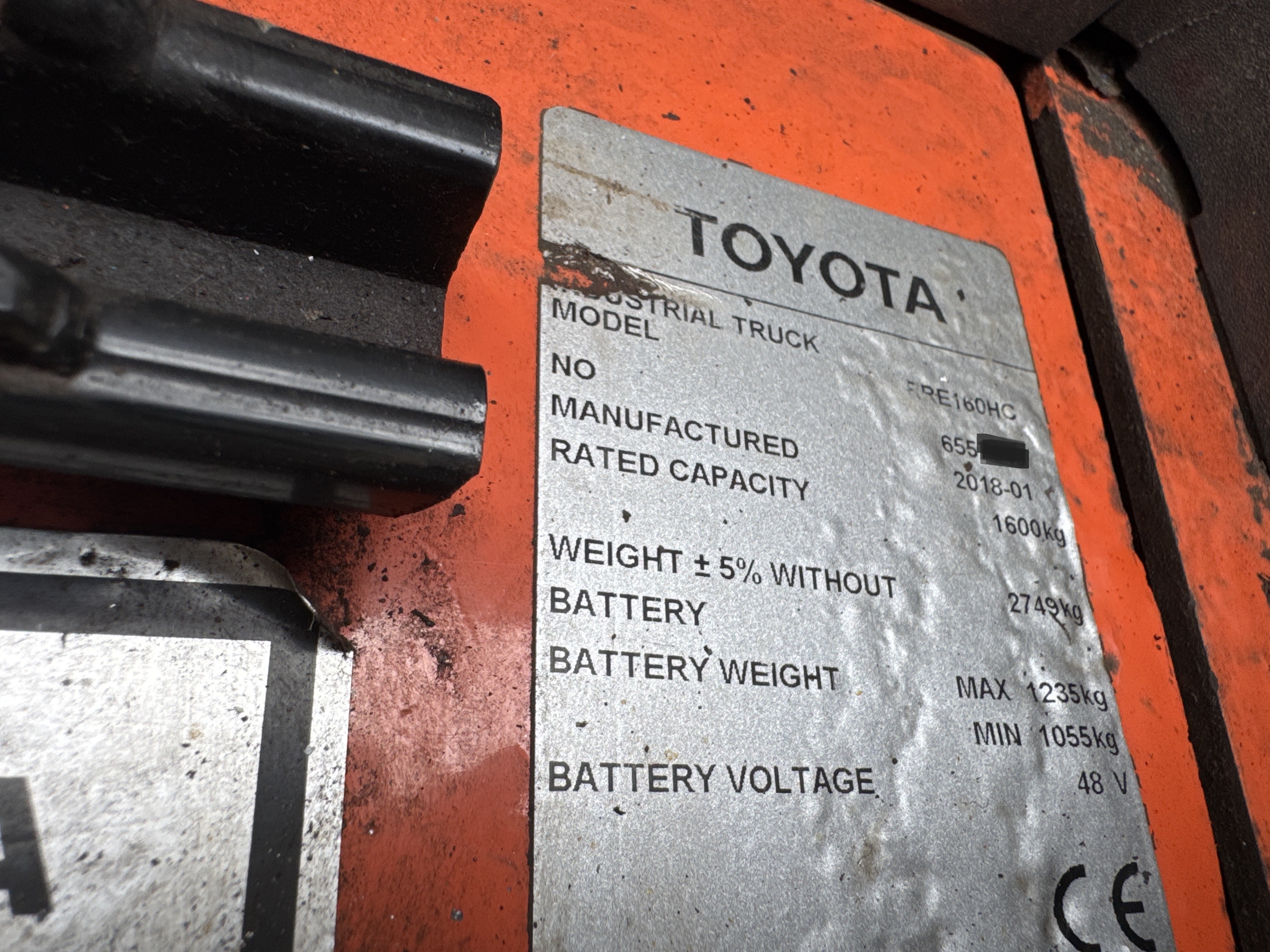 RTM-008-Toyota-Reflex-RRE160H-Reach-trucks-inspection-General-Serial-number-4