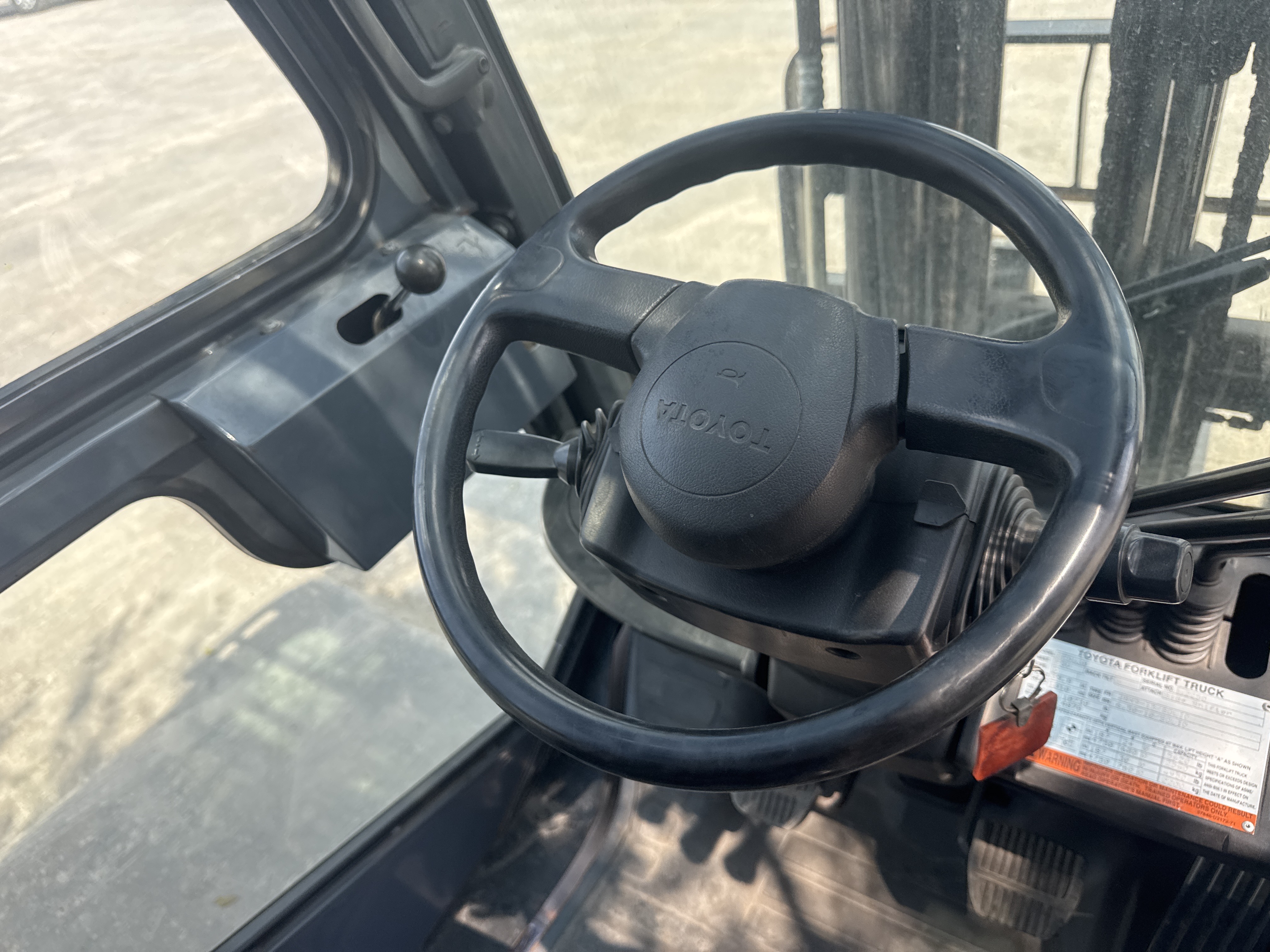 FLM-017-Toyota-8FDU30-Forklifts-inspection-Cabin-Steering-response-1