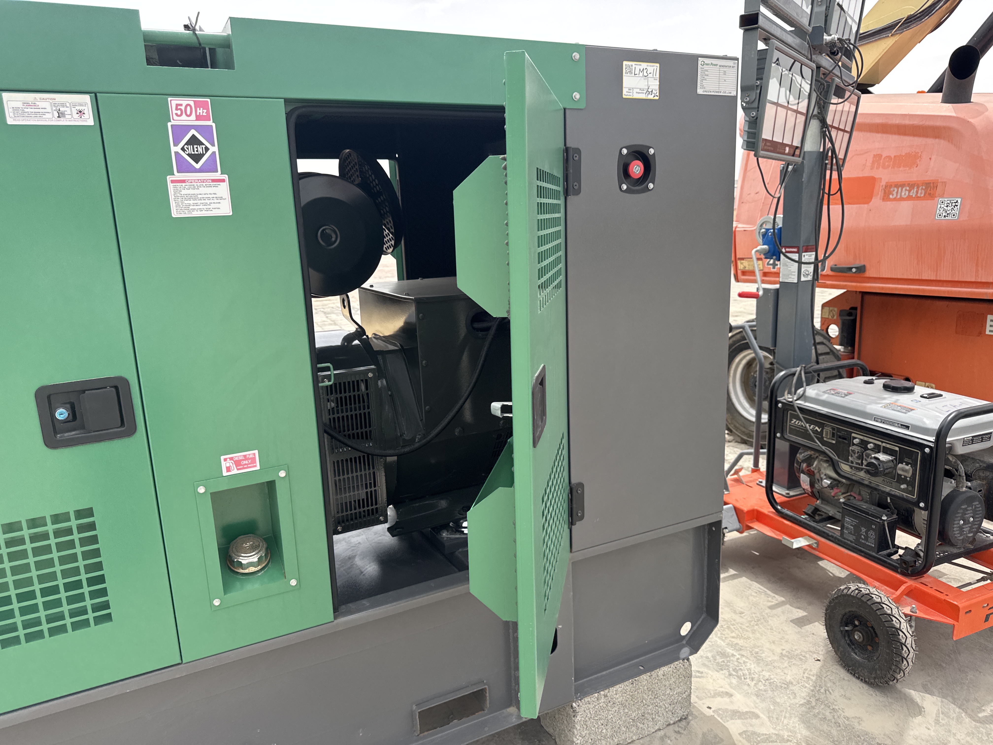 SGG-005-Green-Power-GP180-Stationary-generators-inspection-Structure-Doors-1