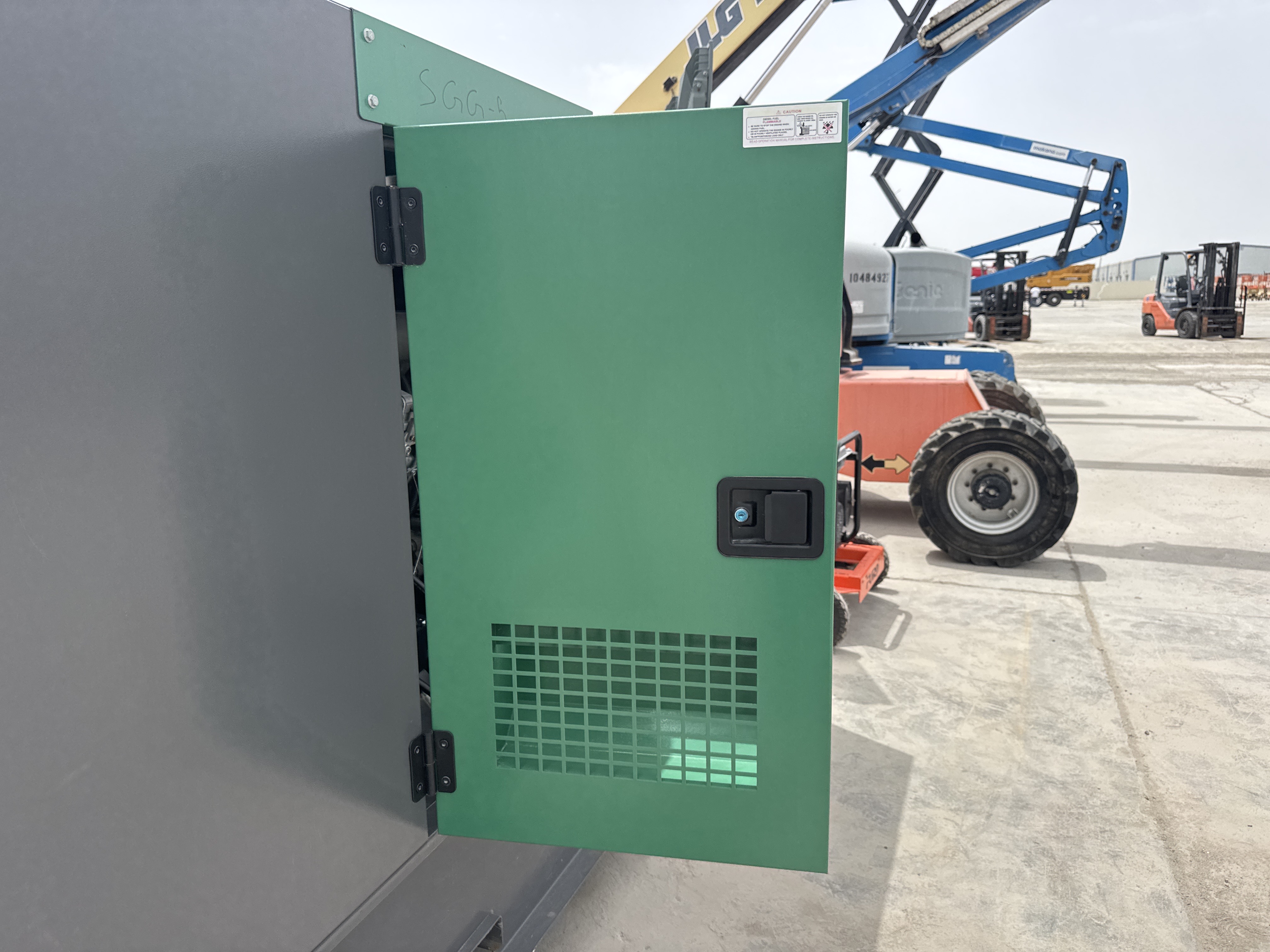 SGG-005-Green-Power-GP180-Stationary-generators-inspection-Structure-Doors-1
