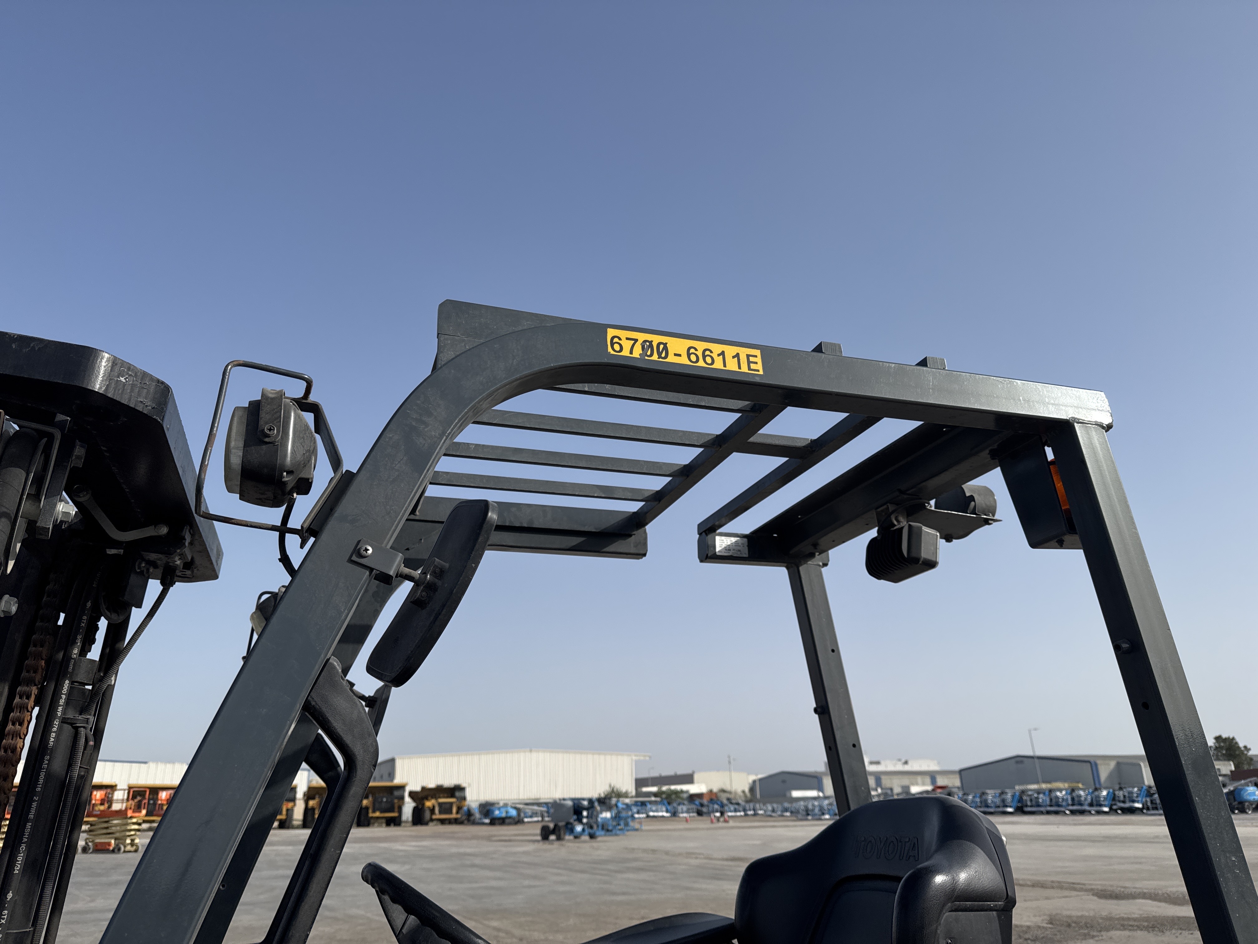 FLM-016-Toyota-8FBCU25-Forklifts-inspection-Safety-Rollover-protective-structure-(ROPS-/-FOPS)-1