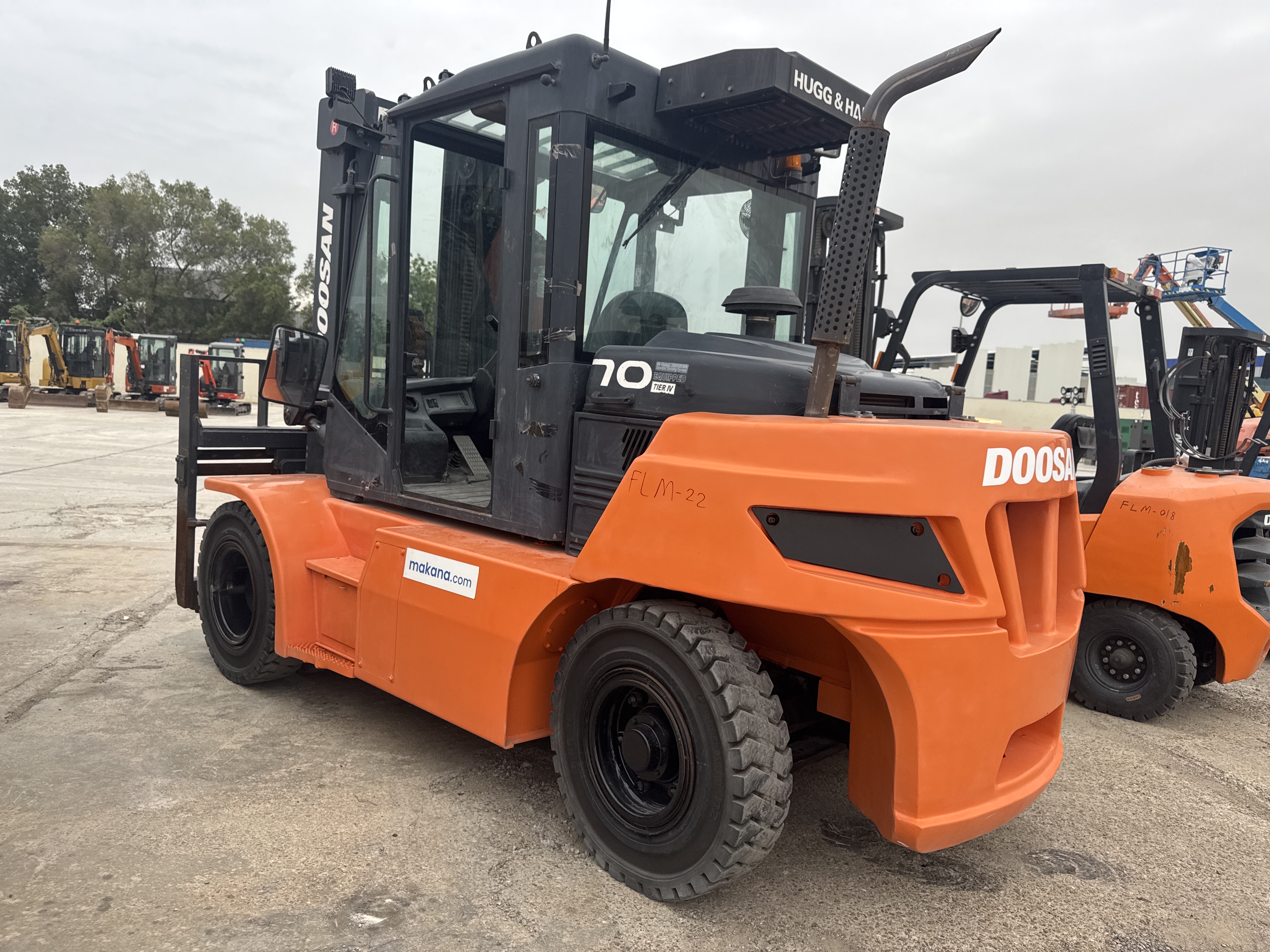 FLM-022-دوسان-D70S-7-رافعات-شوكية-فحص-الهيكل-الصبغ-1