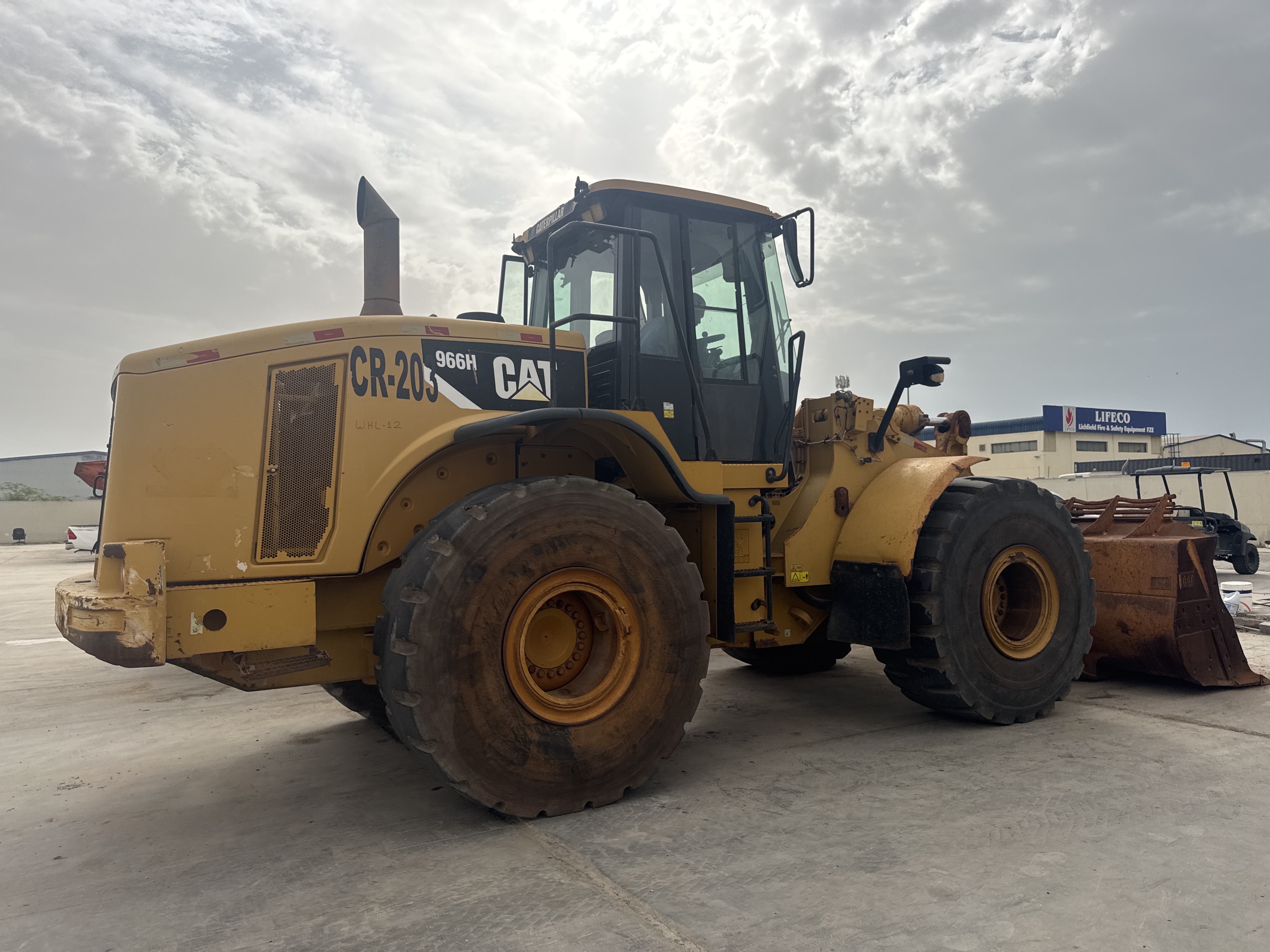 WHL-012-Cat-966H-Wheel-loaders-inspection-Structure-Paint-1